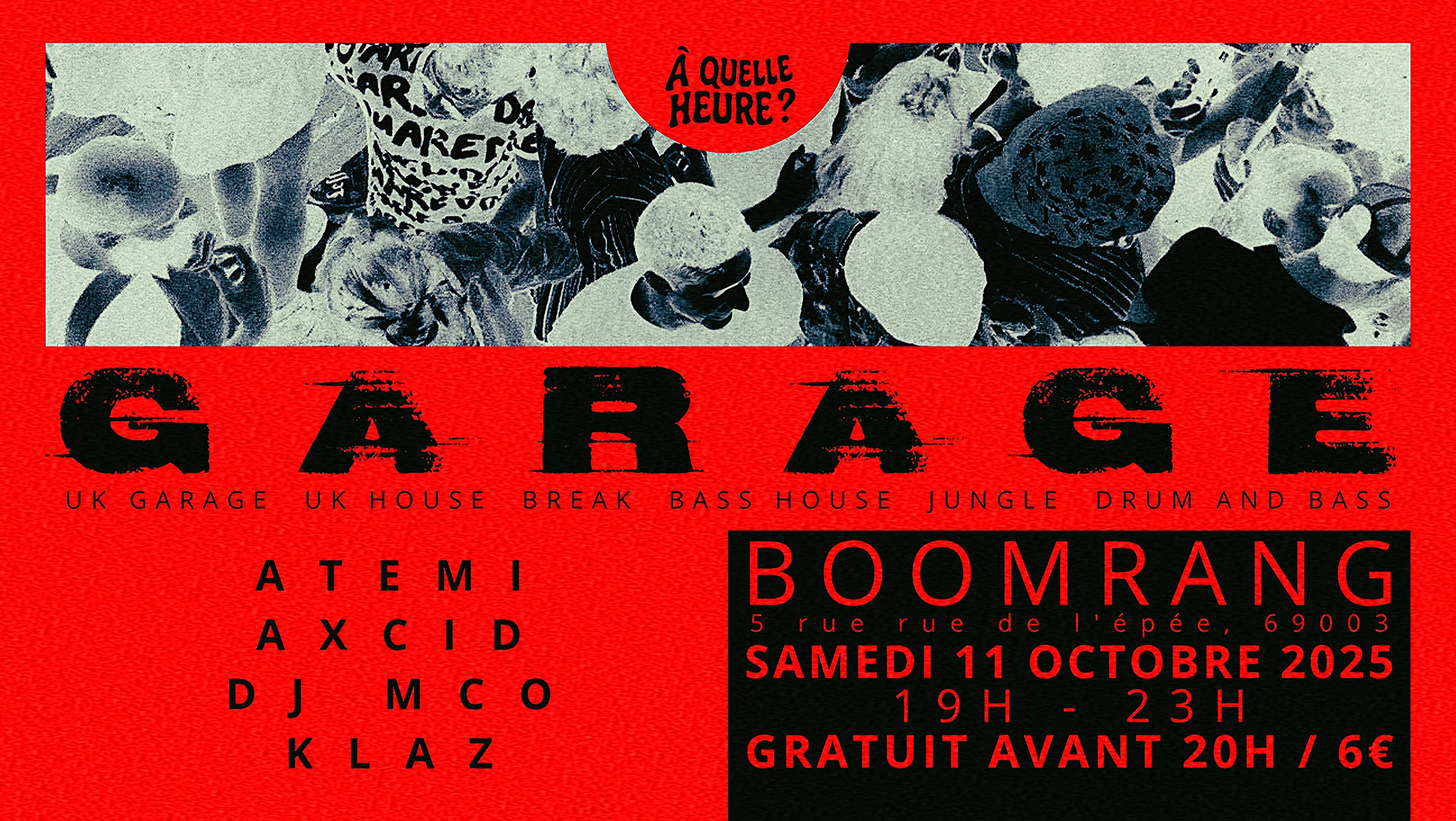 Garage W/ Atemi, Axcid, Dj Mco, Klaz Cover