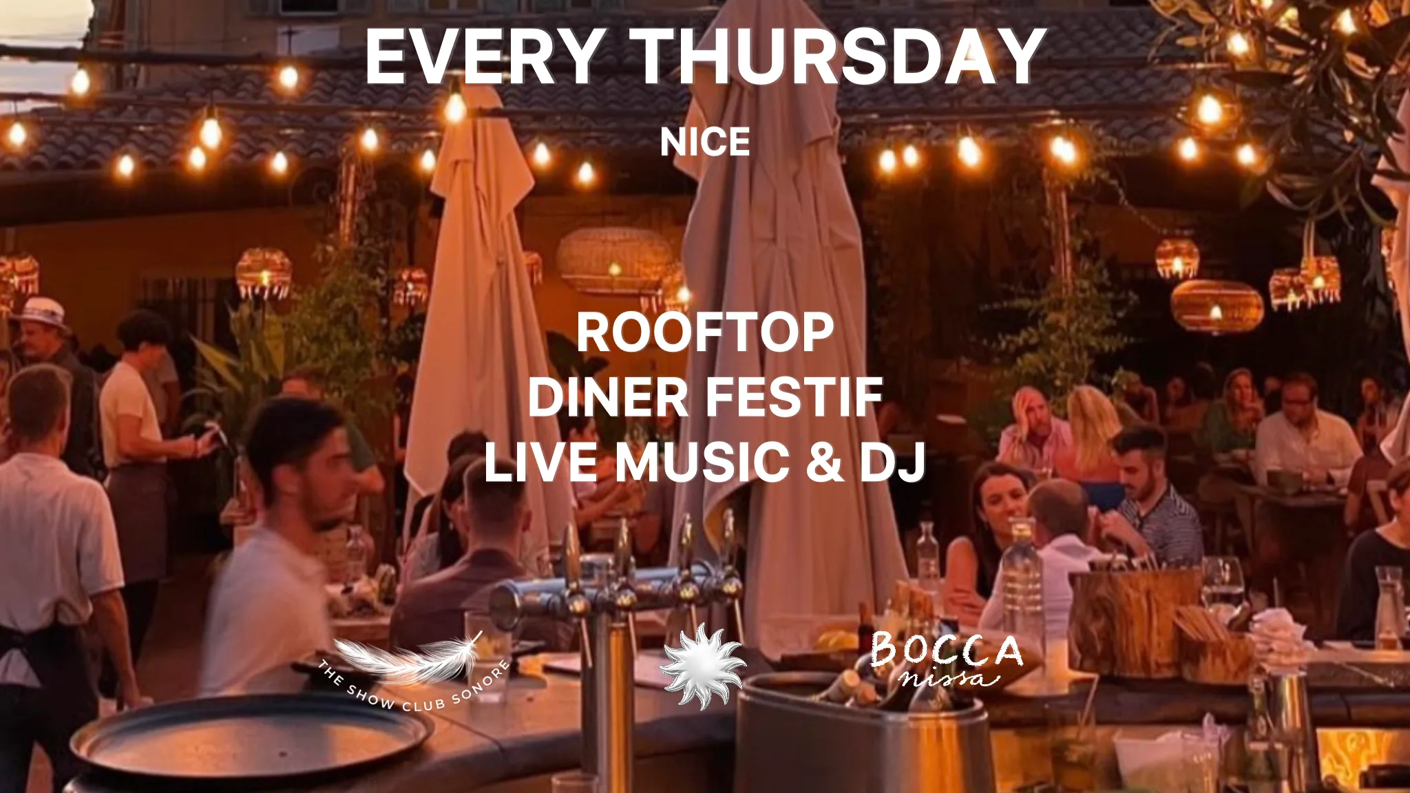 Rooftop X The Show Club Sonore X  Bocca Nissa X Thurs 2 June Cover