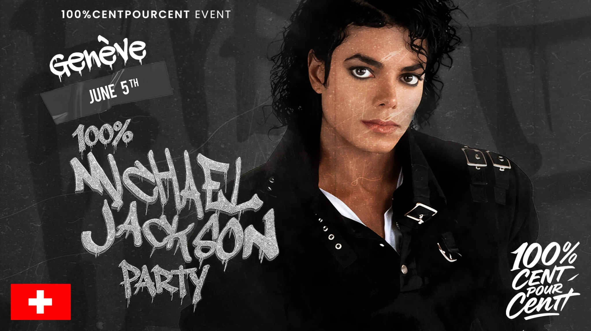 100% Michael Jackson Party !! (Geneva) Cover