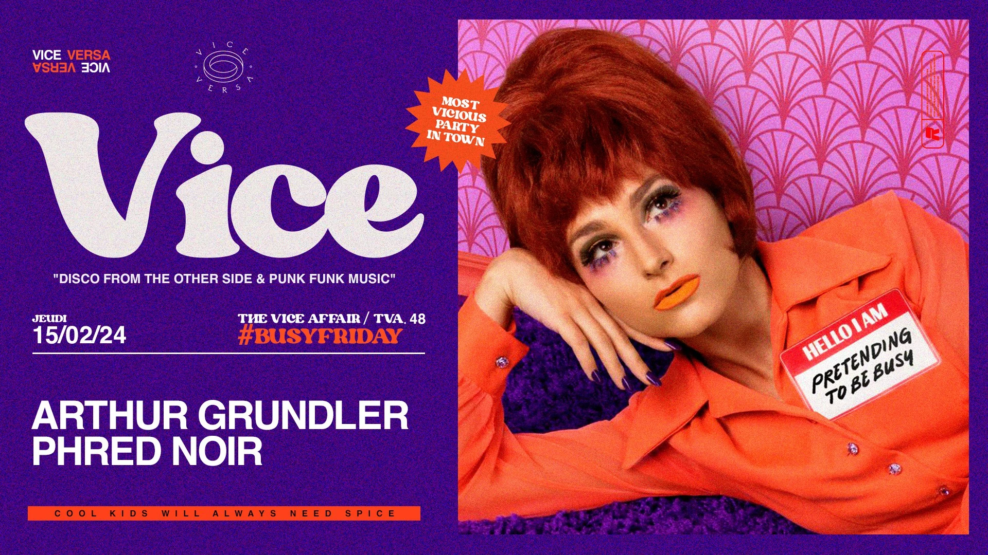 Vice : Arthur Grundler &Phred Noir Cover