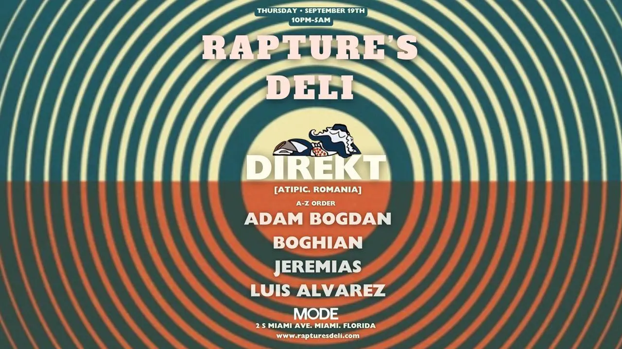 Rapture's Deli Pres. Direkt Cover