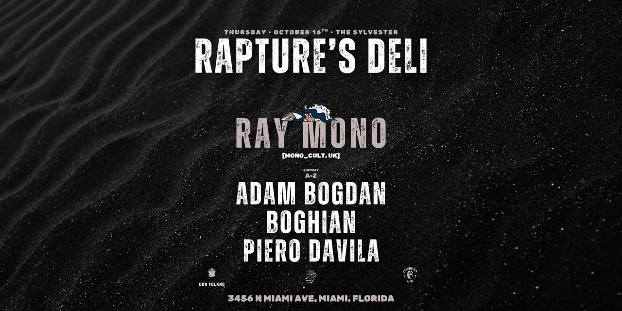 Rapture's Deli Presents: Ray Mono Cover