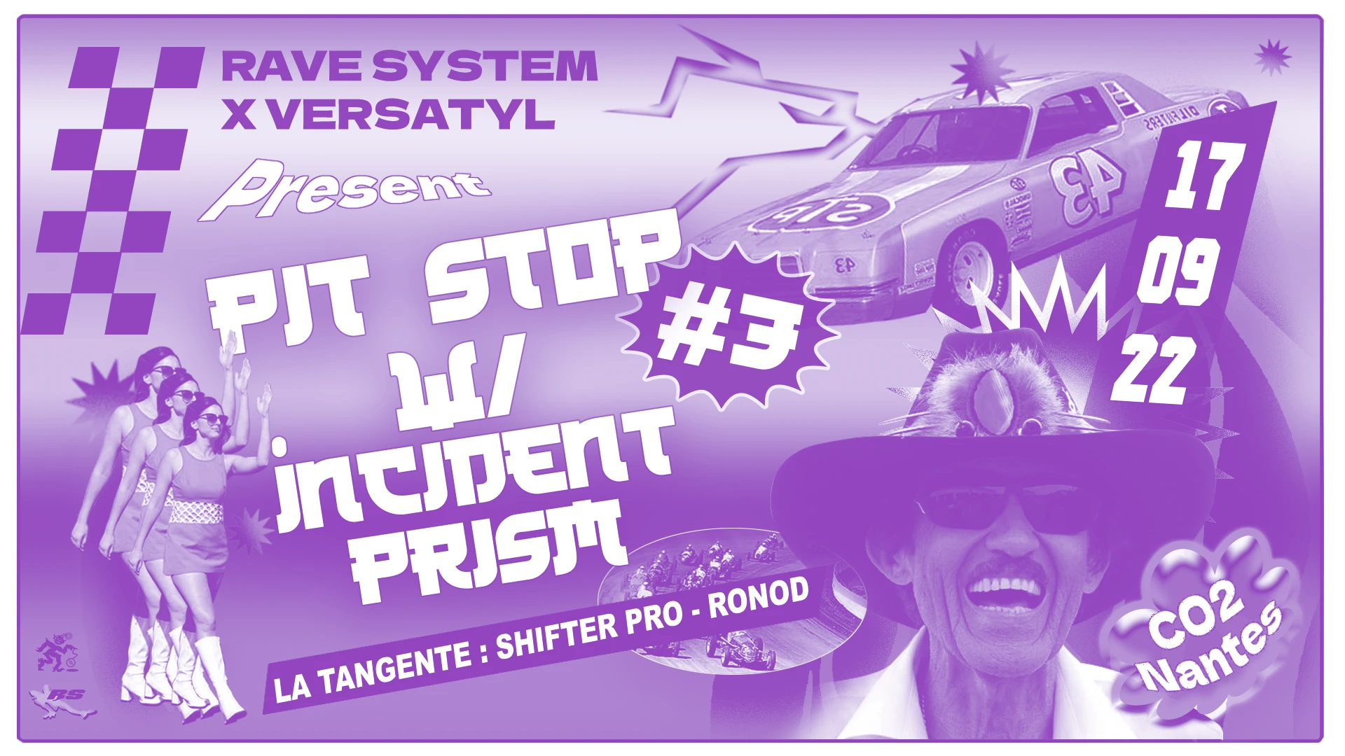 Pit Stop #3 W/ Incident Prism, La Tangente Cover