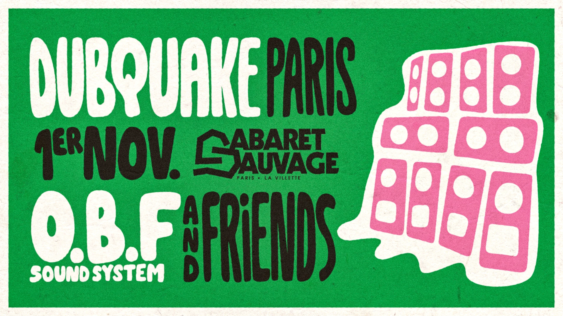 Dubquake Paris / O.B.F Sound System & Friends Cover