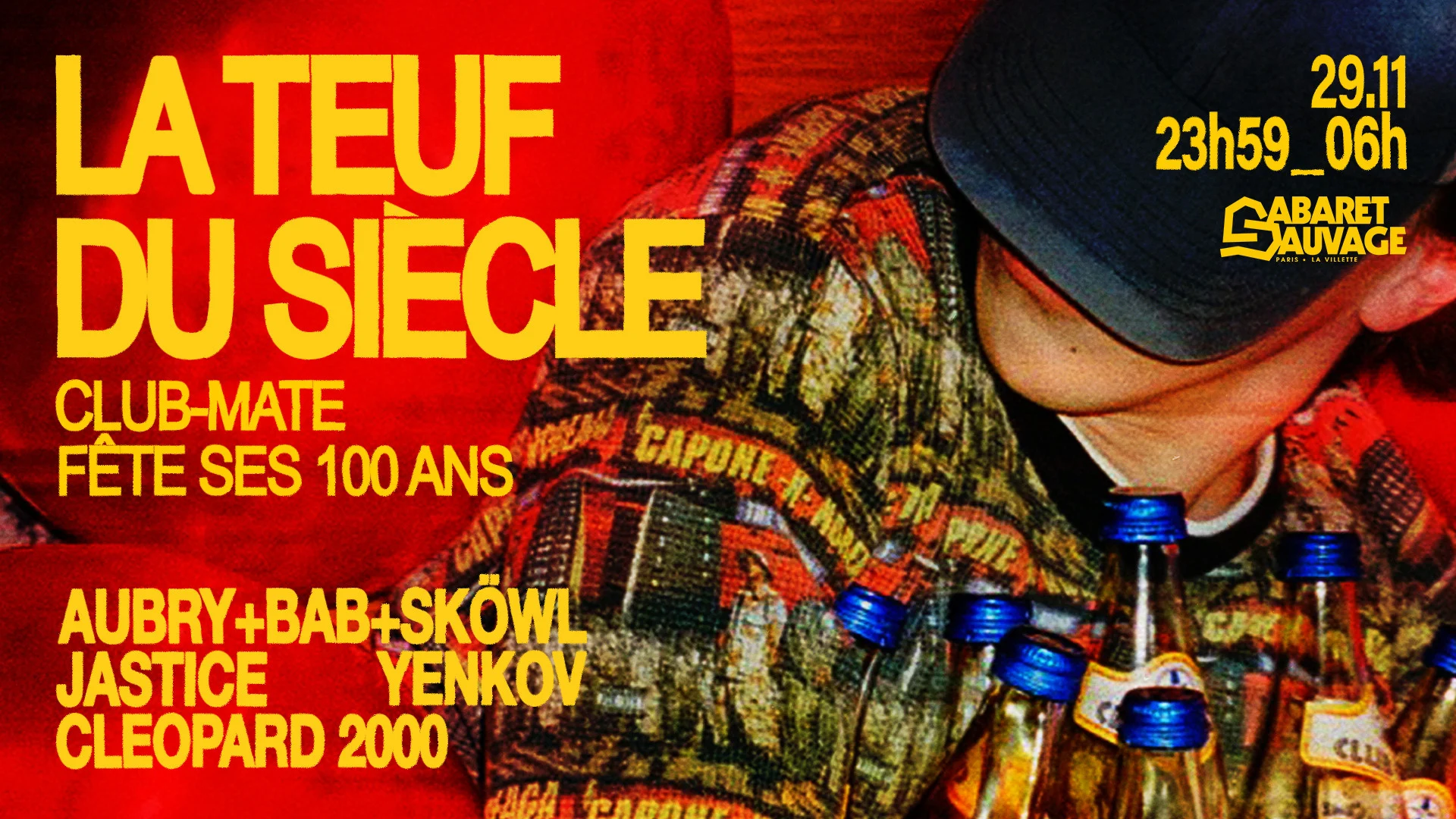 La Teuf Du Siècle : Club-Mate Fête Ses 100 Ans Cover