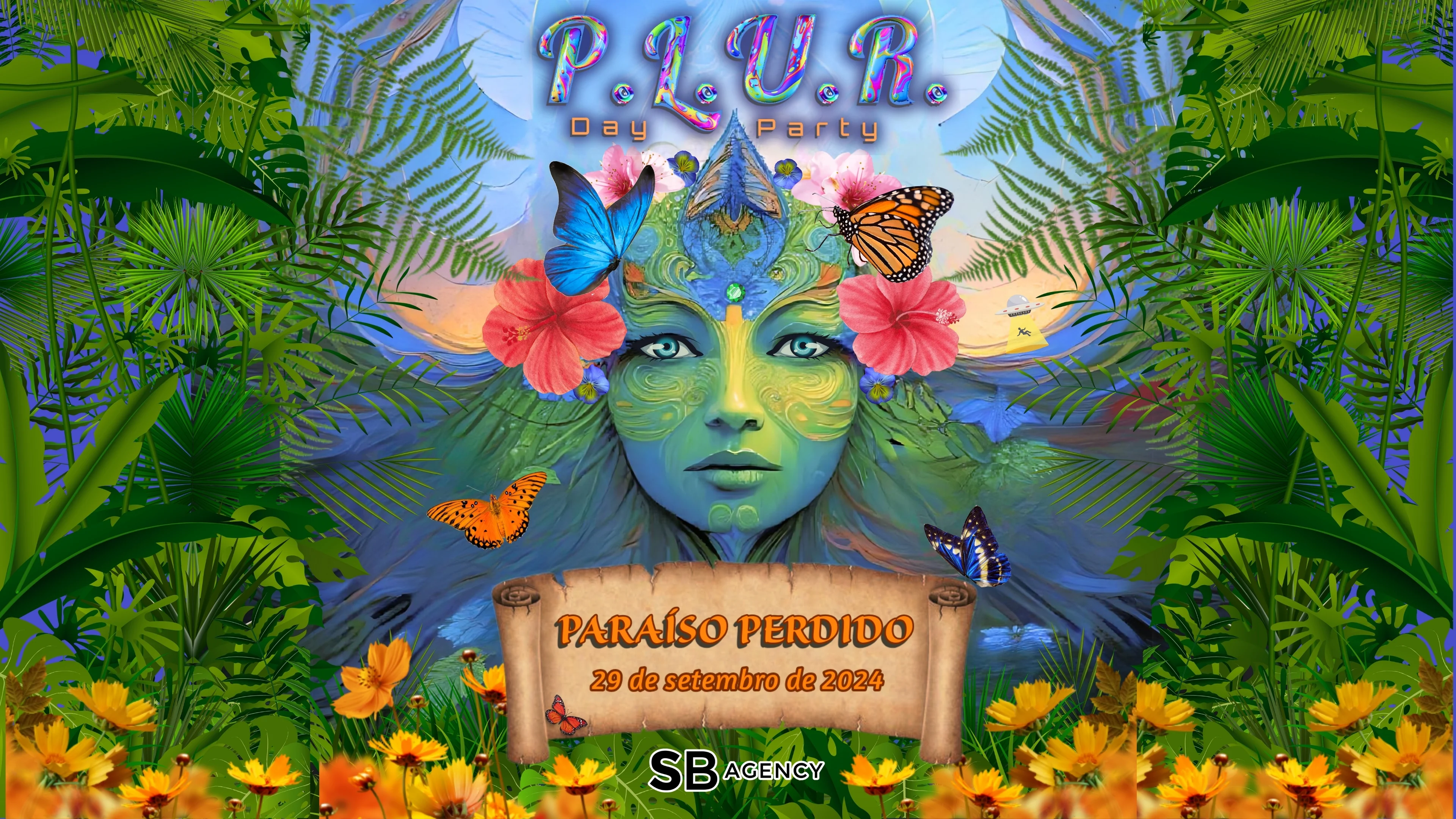 P.L.U.R. Day Party - Paraíso Perdido Cover