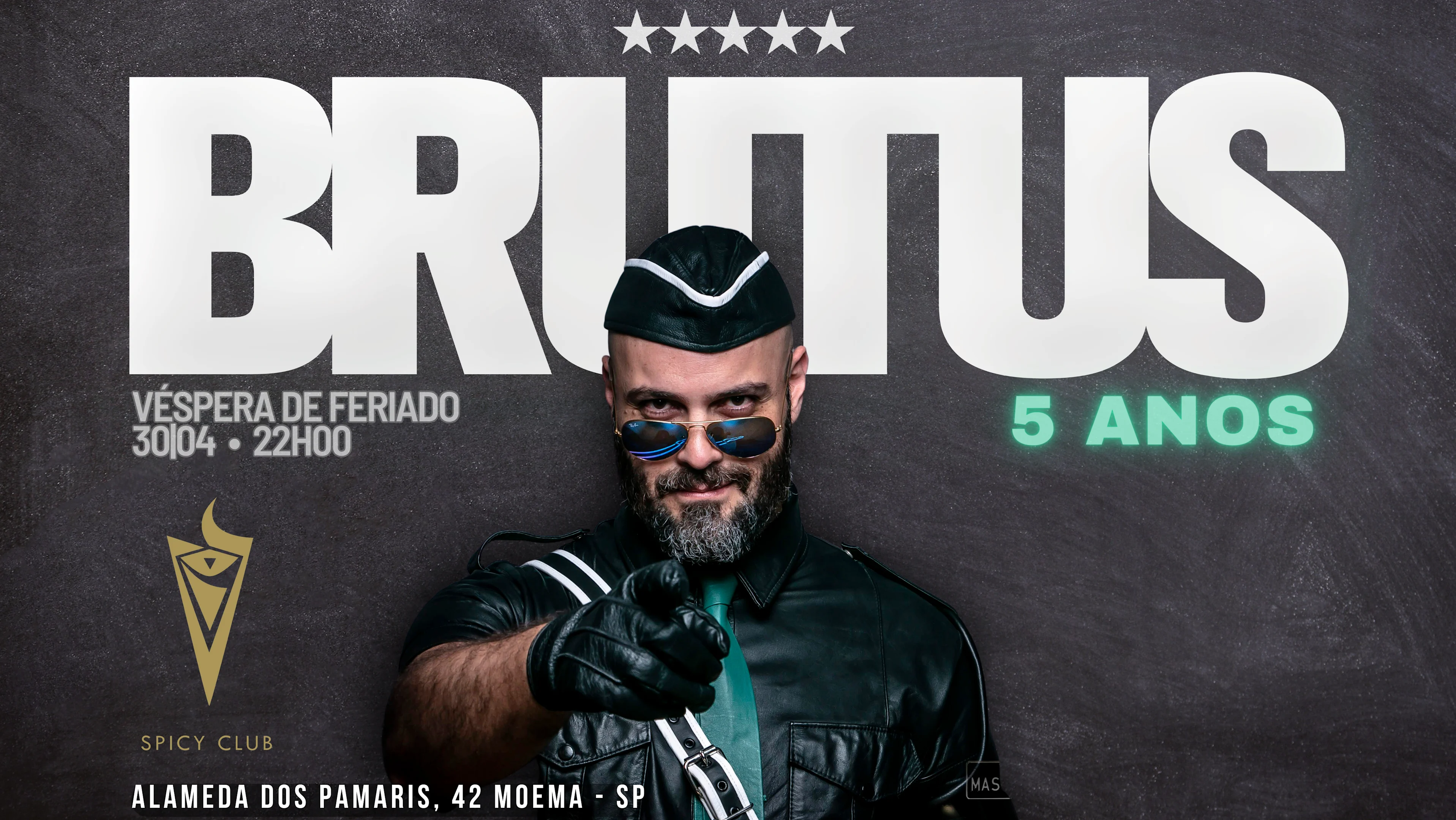 Brutus Aniversário De 5 Anos Festa Em Moema Cover