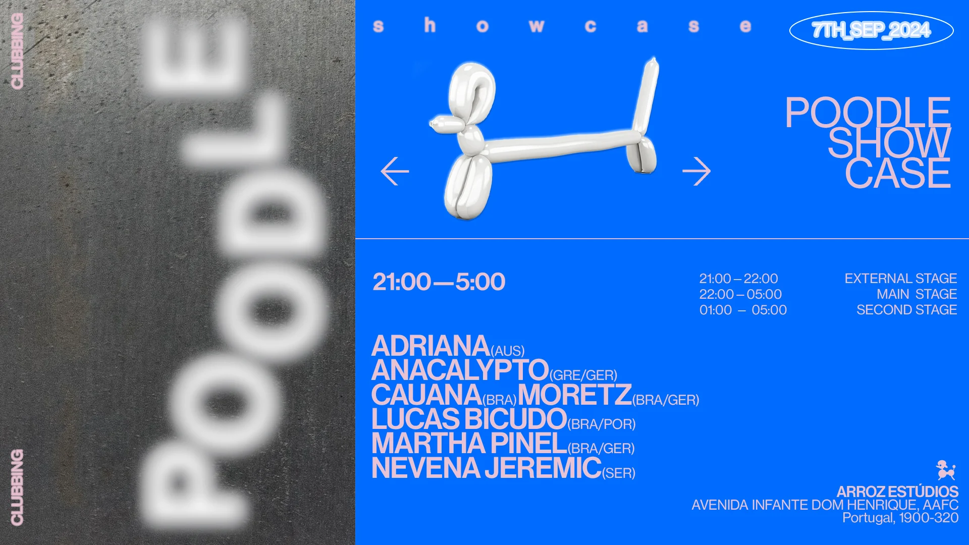 Poodle Party #01 At Arroz Estúdios Cover
