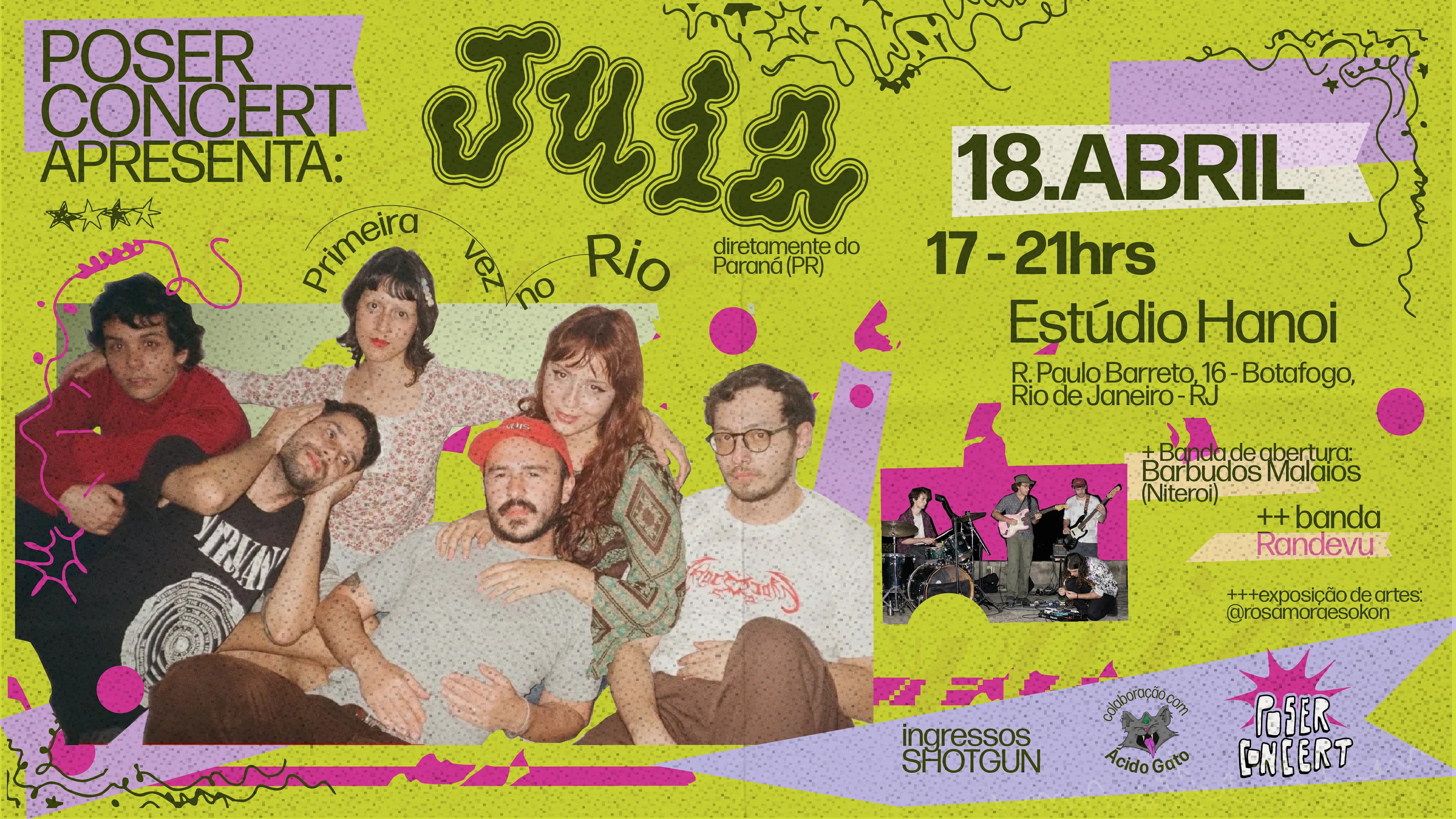 Juia + Barbudos Malaios + Randevu No Rio! Cover