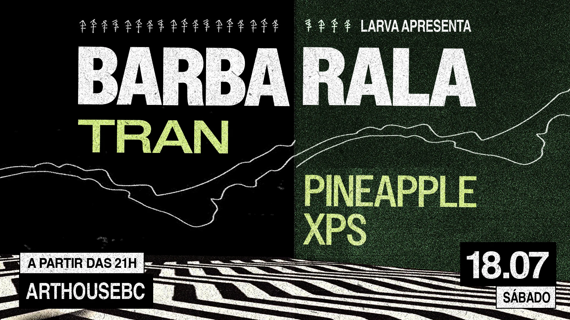 Larva: Barba Rala + Pineapple Xps + Tran | Arthousebc Cover