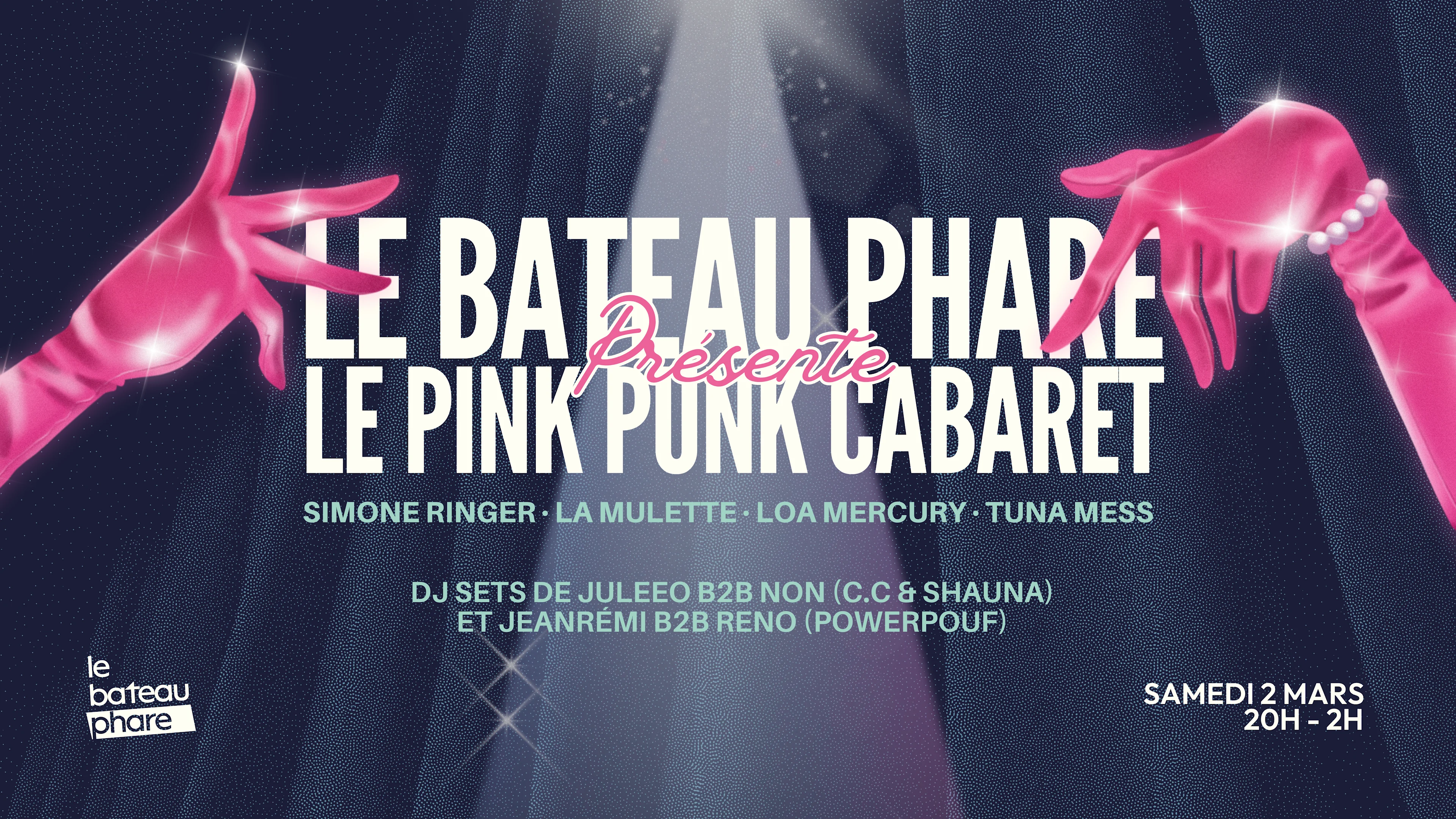 Le Bateau Phare Présente Le Pink Punk Cabaret Cover