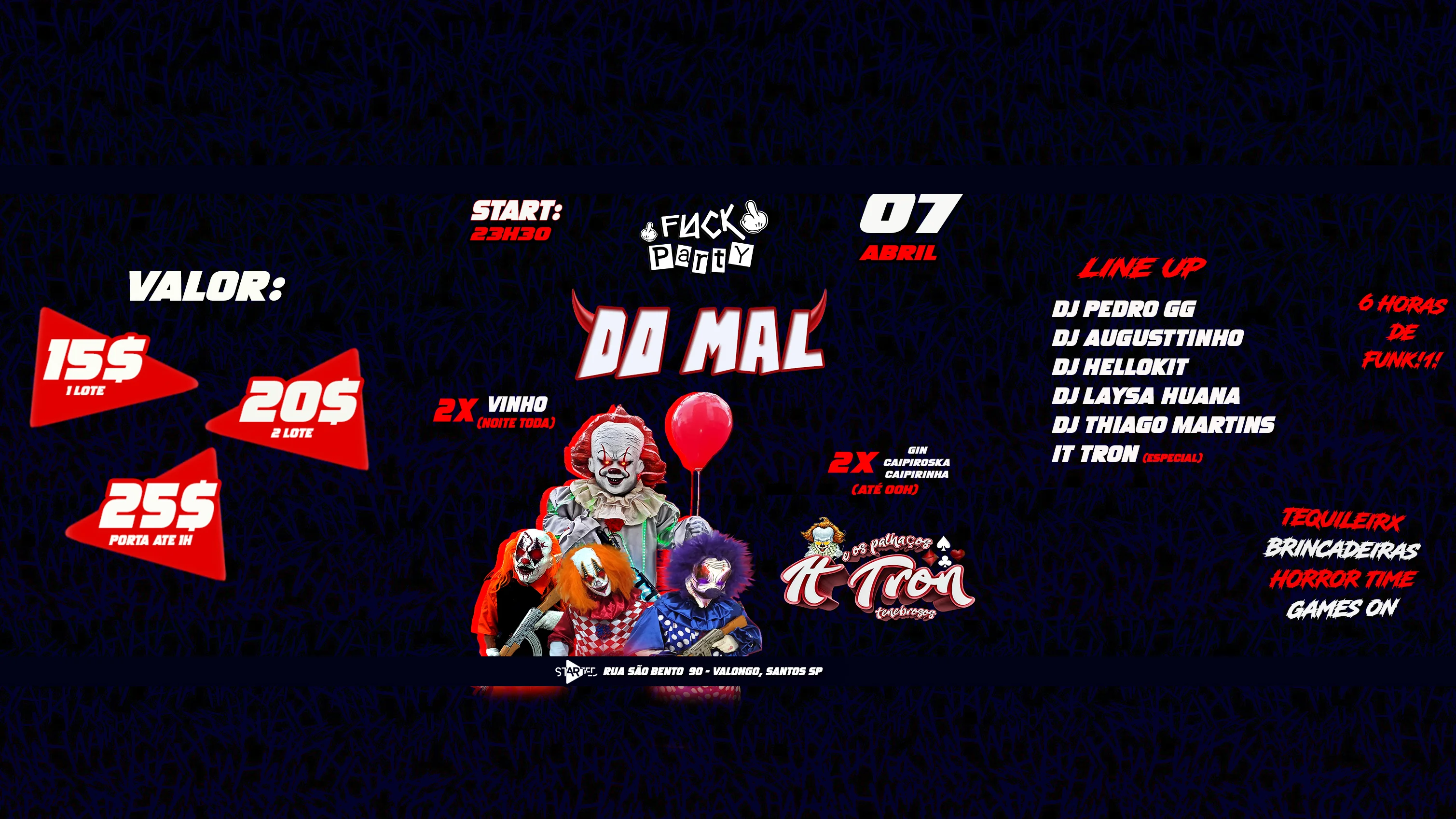 Fuck Do Mal // @Fpatysantos @Startedbarsantos Cover