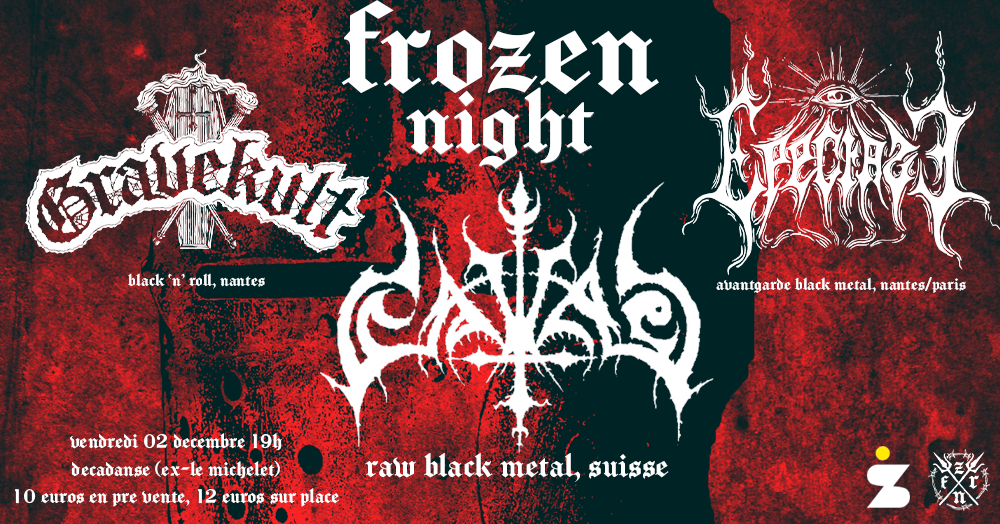 Frozen Night #2 : Gravpel + Epectase + Gravekvlt Cover