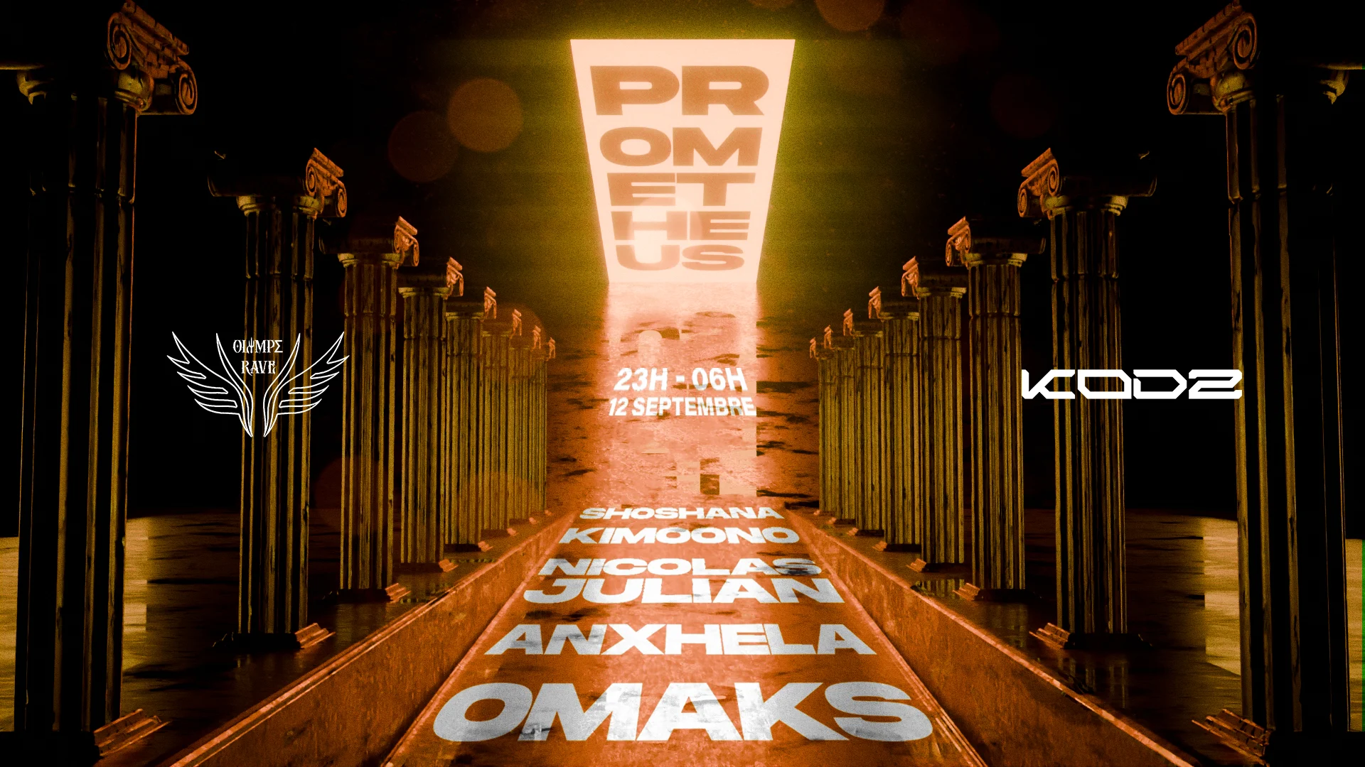 Olympe Rave X Kodz : Omaks - Anxhela - Nicolas Julian & More Cover