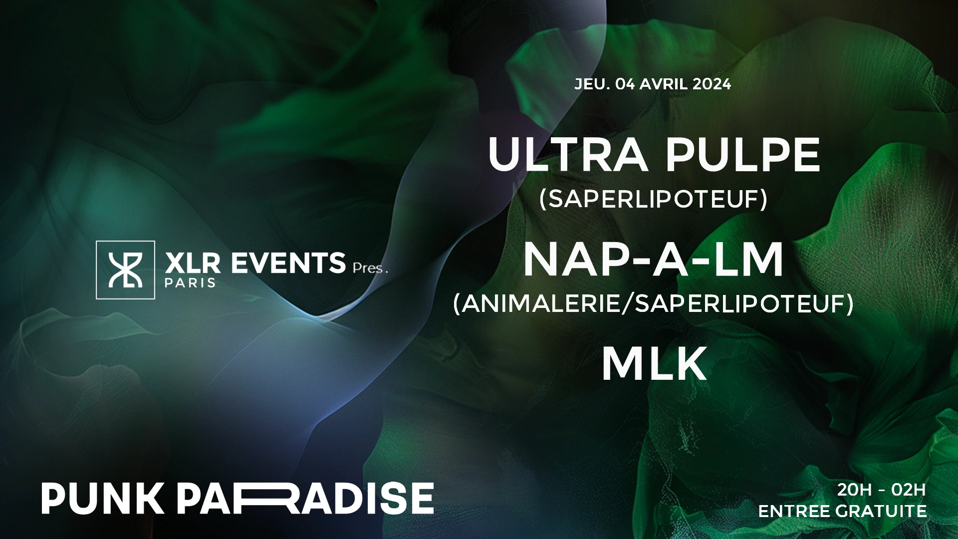 Melodic Techno Night With Xlr Events @ Punk Paradise Cover