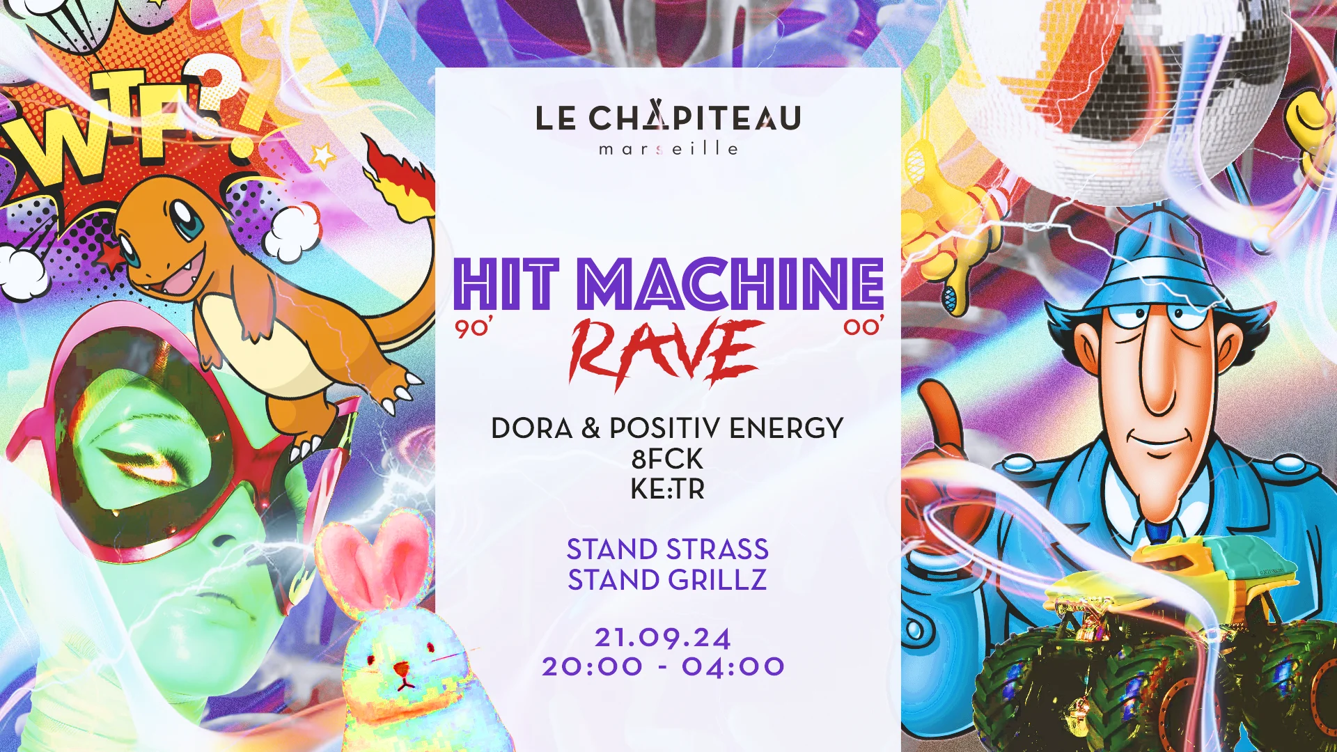 Hit Machine Rave W/ Ke:Tr, 8fck, Positiv Energy & Dora Cover