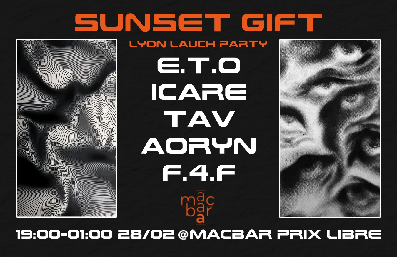 Sunset Gift Lyon Launch Party @Macbar Cover