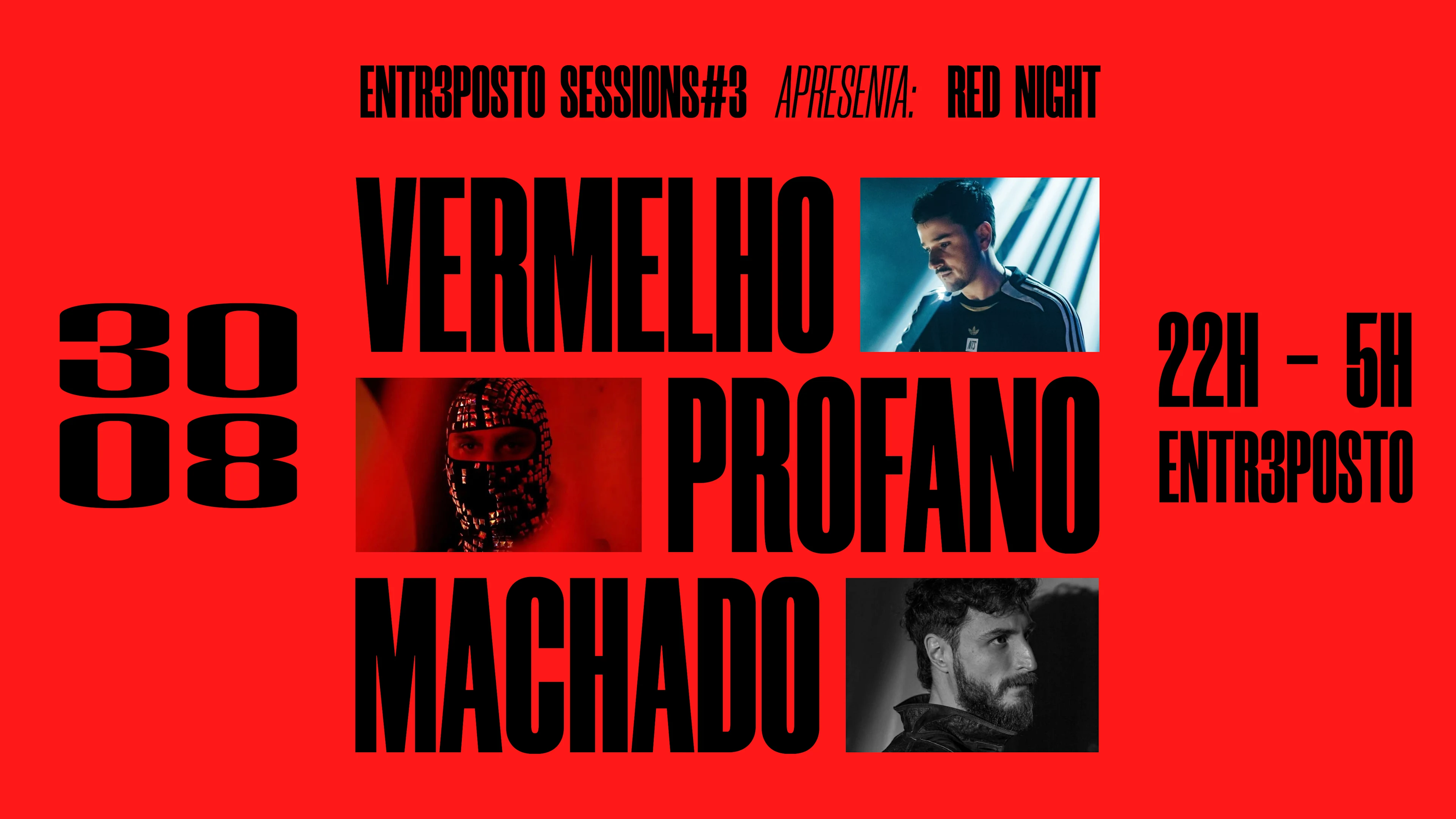 Entr3posto Sessions#3: Red Night Cover