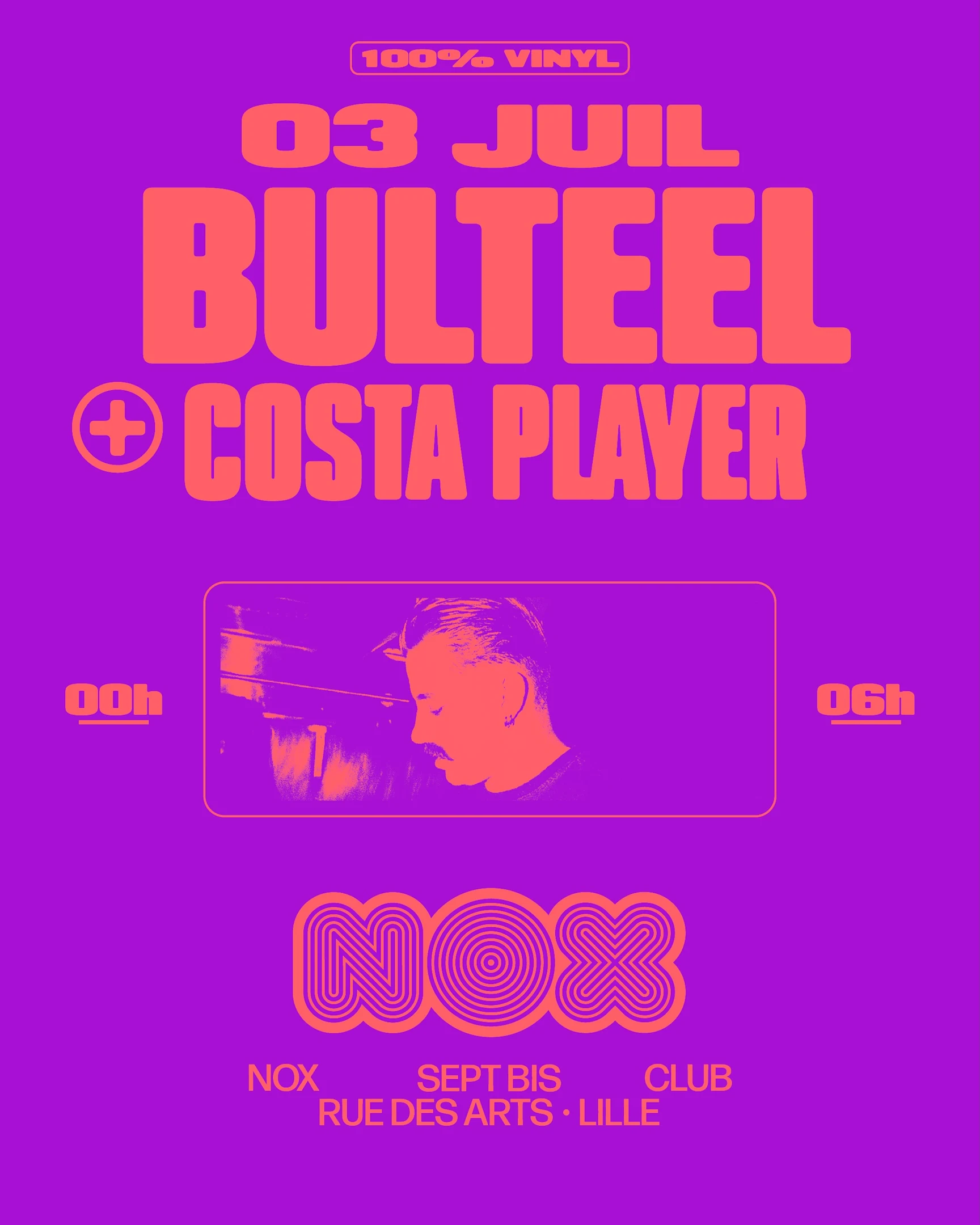 Bulteel + Costa Player Au Nox Club De Lille Cover