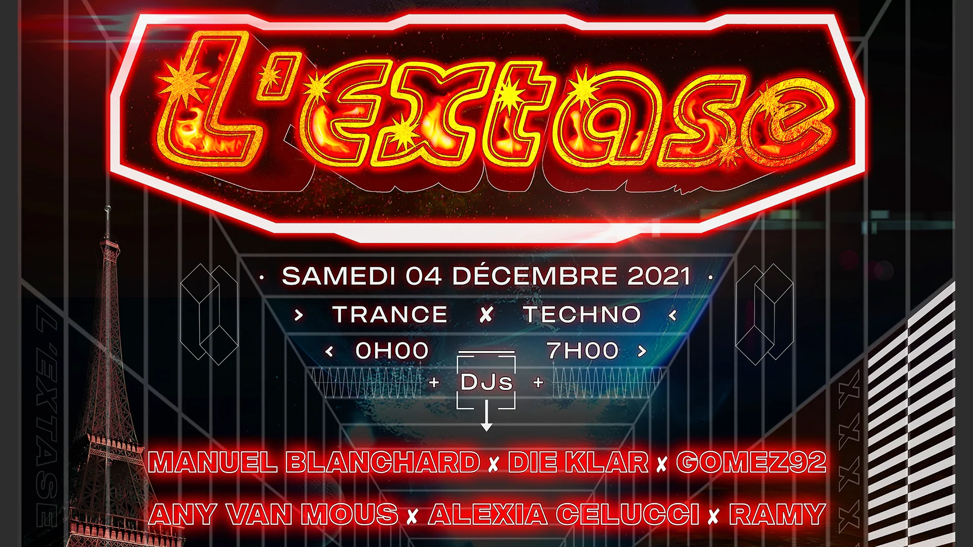 L'extase : Manuel Blanchard, Die Klar, Any Van Mous... Cover