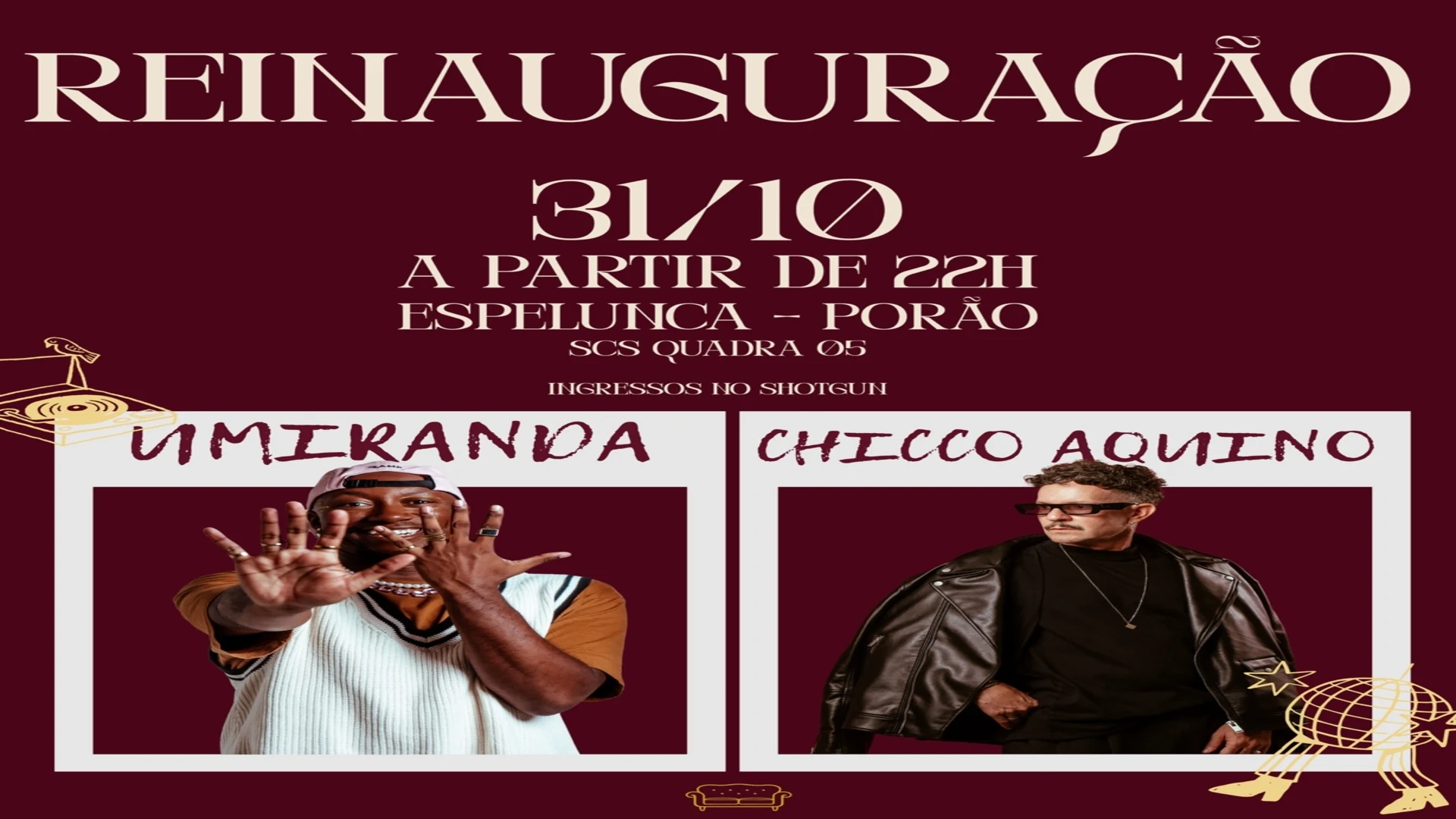 Reinauguração Dessa Espelunca Com Chicco Aquino E Umiranda Cover