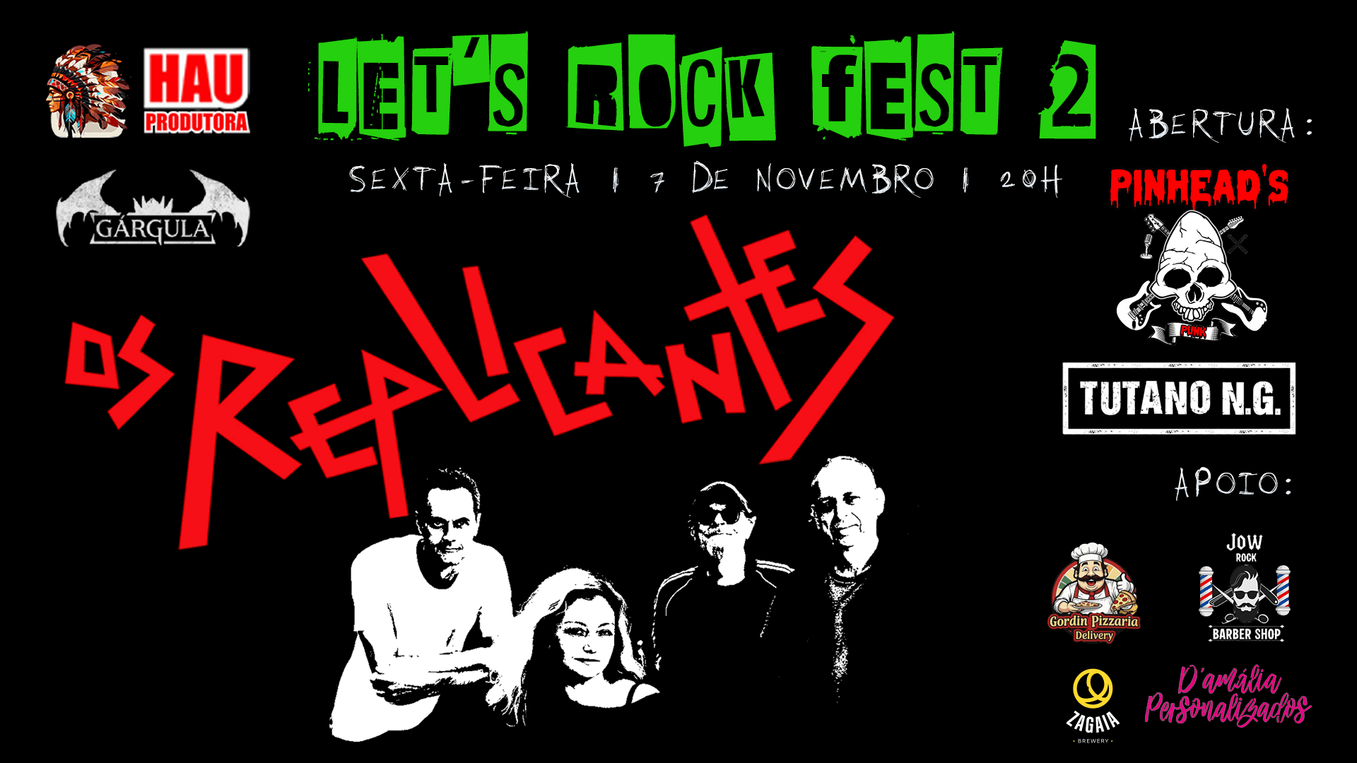 Let's Rock Fest 2 Com Replicantes Cover