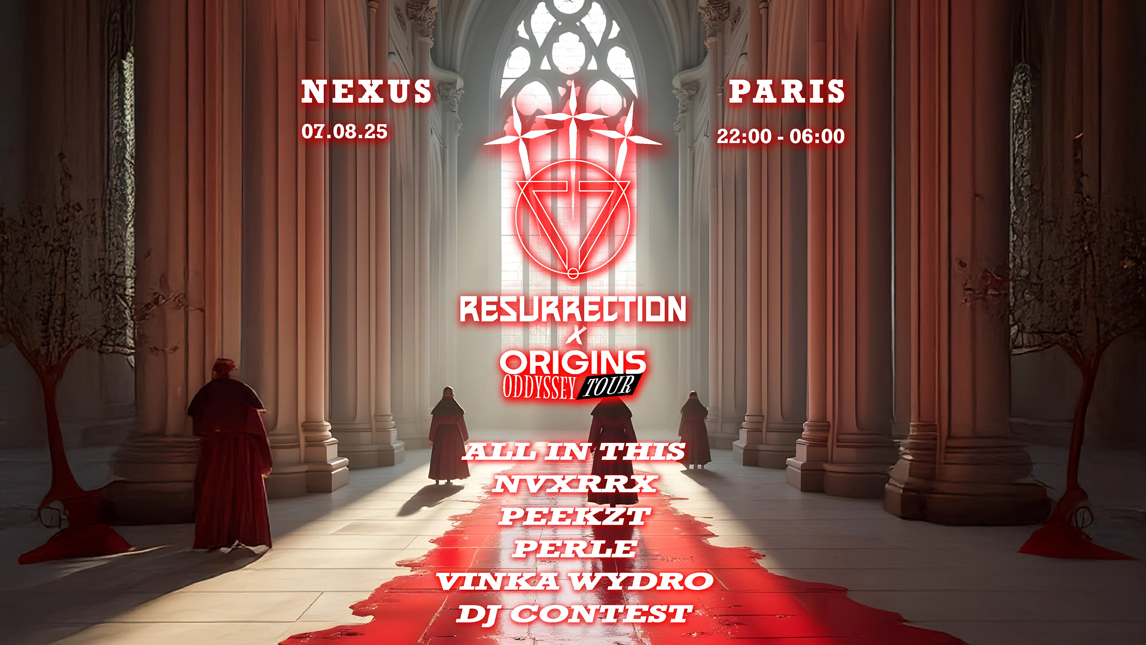 Resurrection X Origins Odyssey Tour Cover