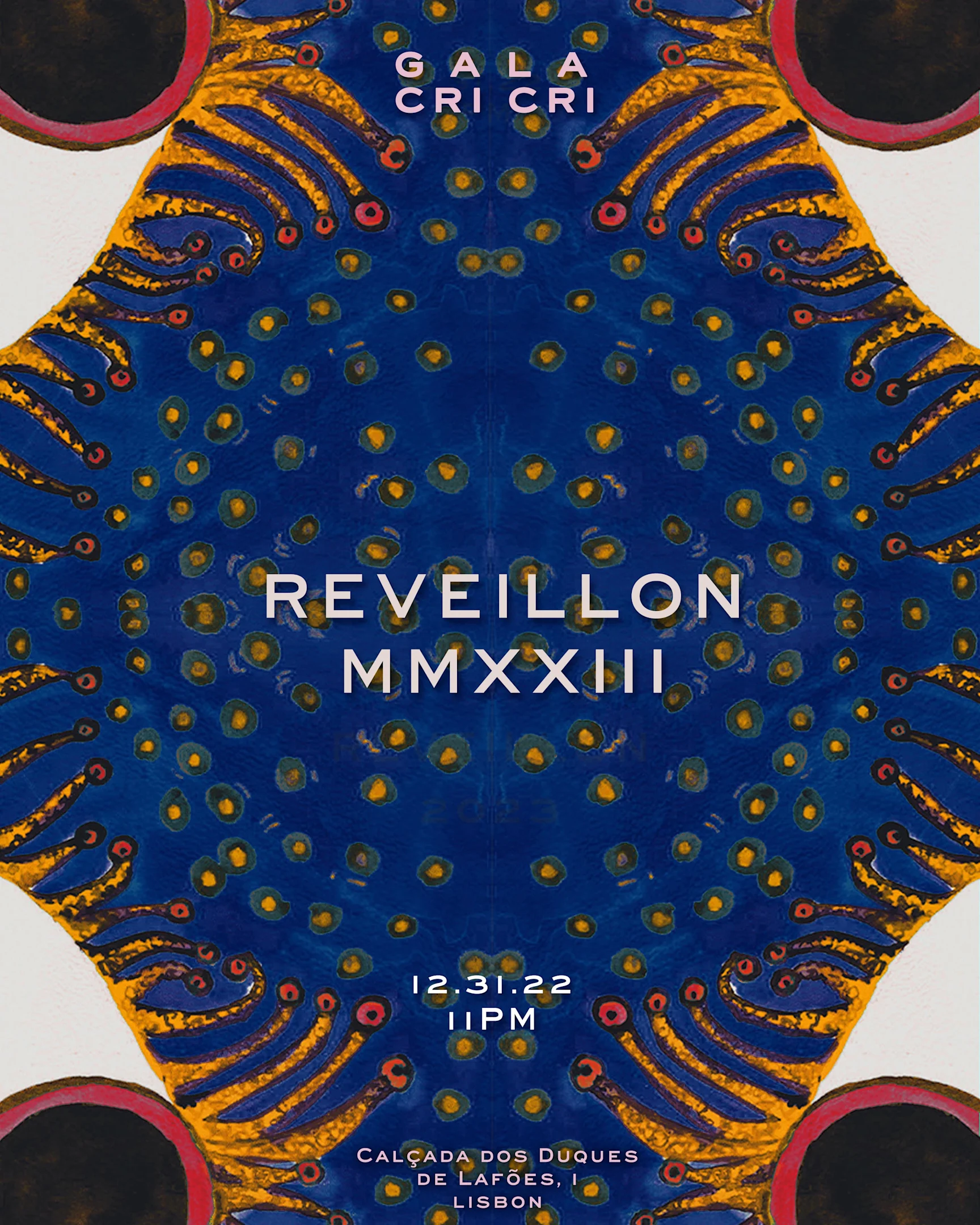 Reveillon MMXXIII - Gala Cricri . Palácio Do Grilo Cover