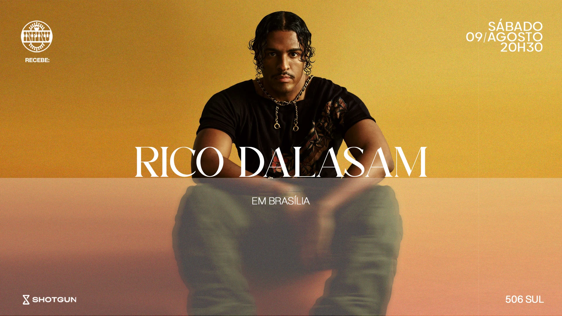 Infinu Recebe Rico Dalasam Em Brasília Cover
