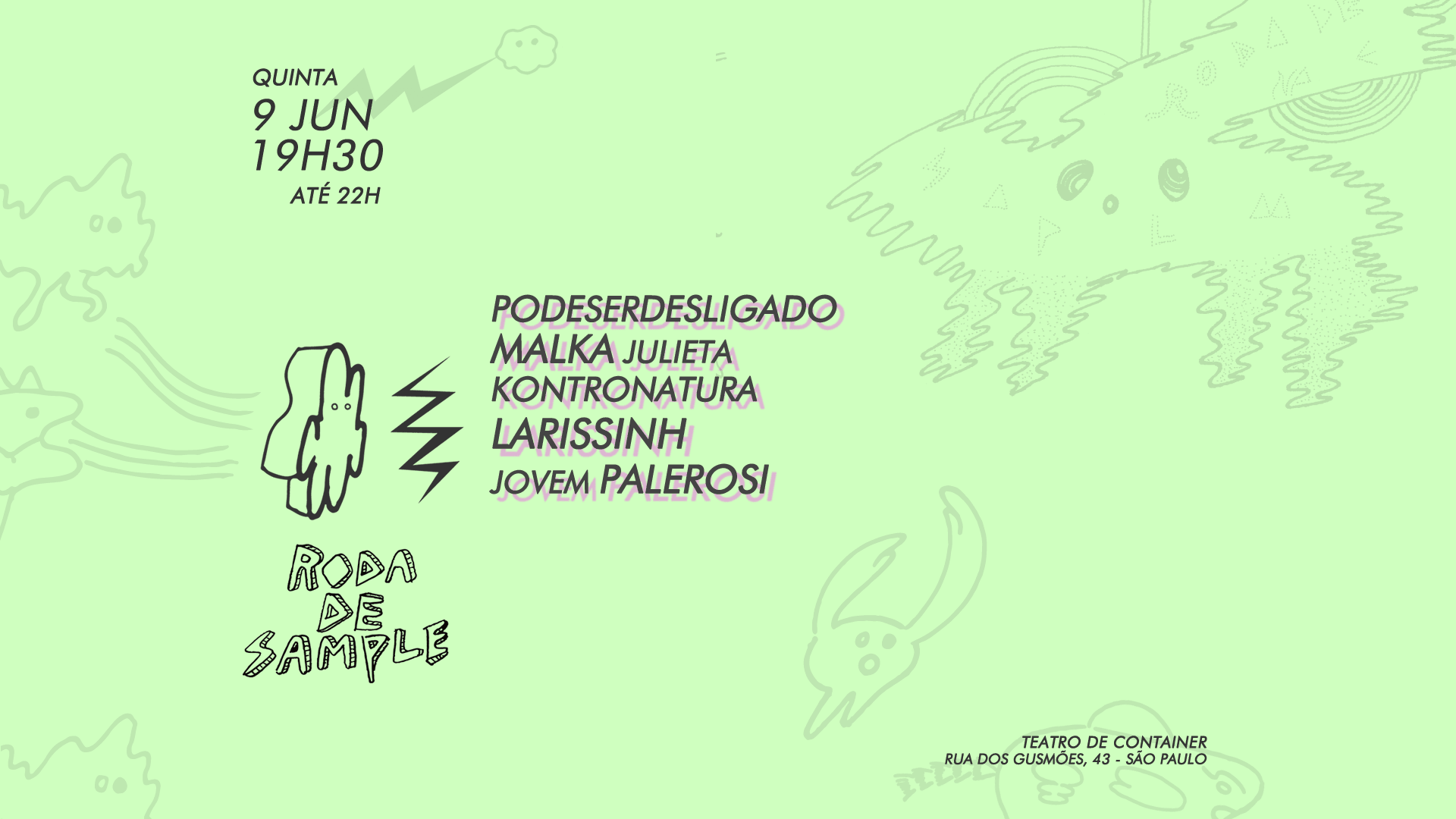 Roda De Sample (Teatro De Container) Cover