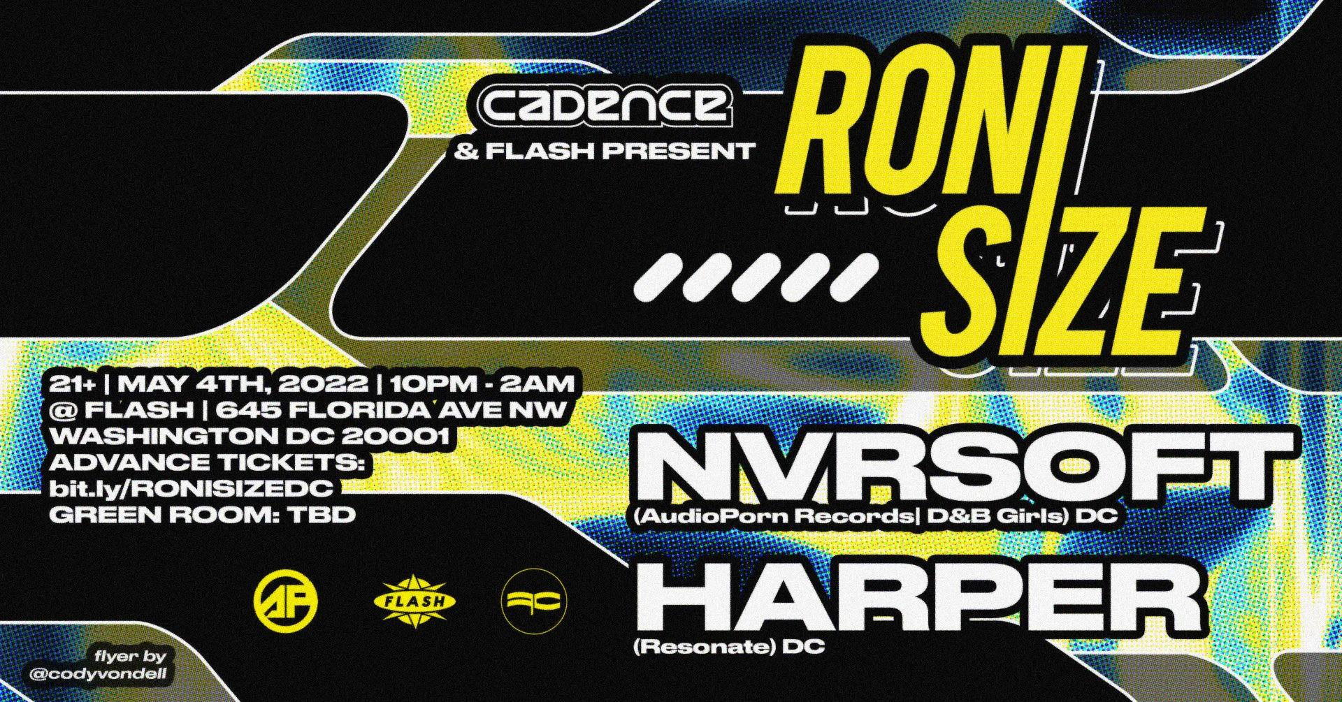 Cadence & Flash Present: Roni Size - Nvrsoft - Harper Cover