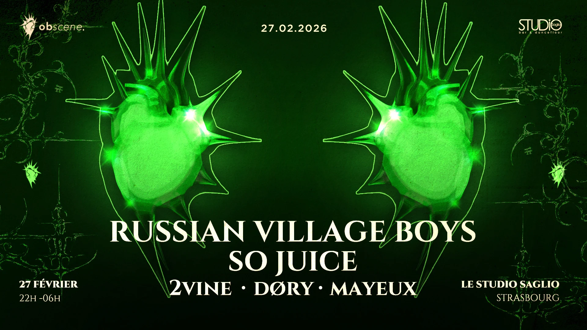 Obscene : Russian Village Boys - So Juice - 2vine - Døry Cover