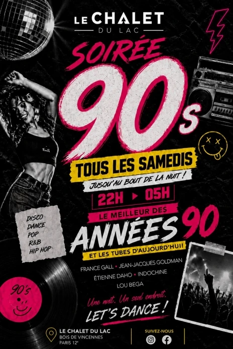 Soirée Disco Au Chalet Du Lac Cover