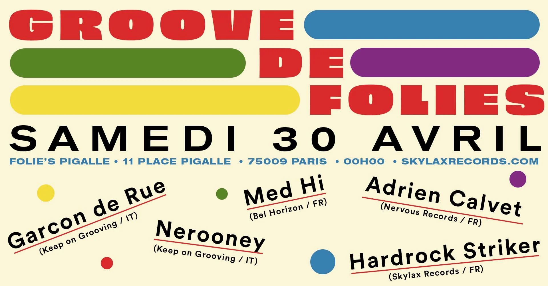 Groove De Folies W/ Garcon De Rue, Nerooney, Med Hi, Adrien Calvet Cover