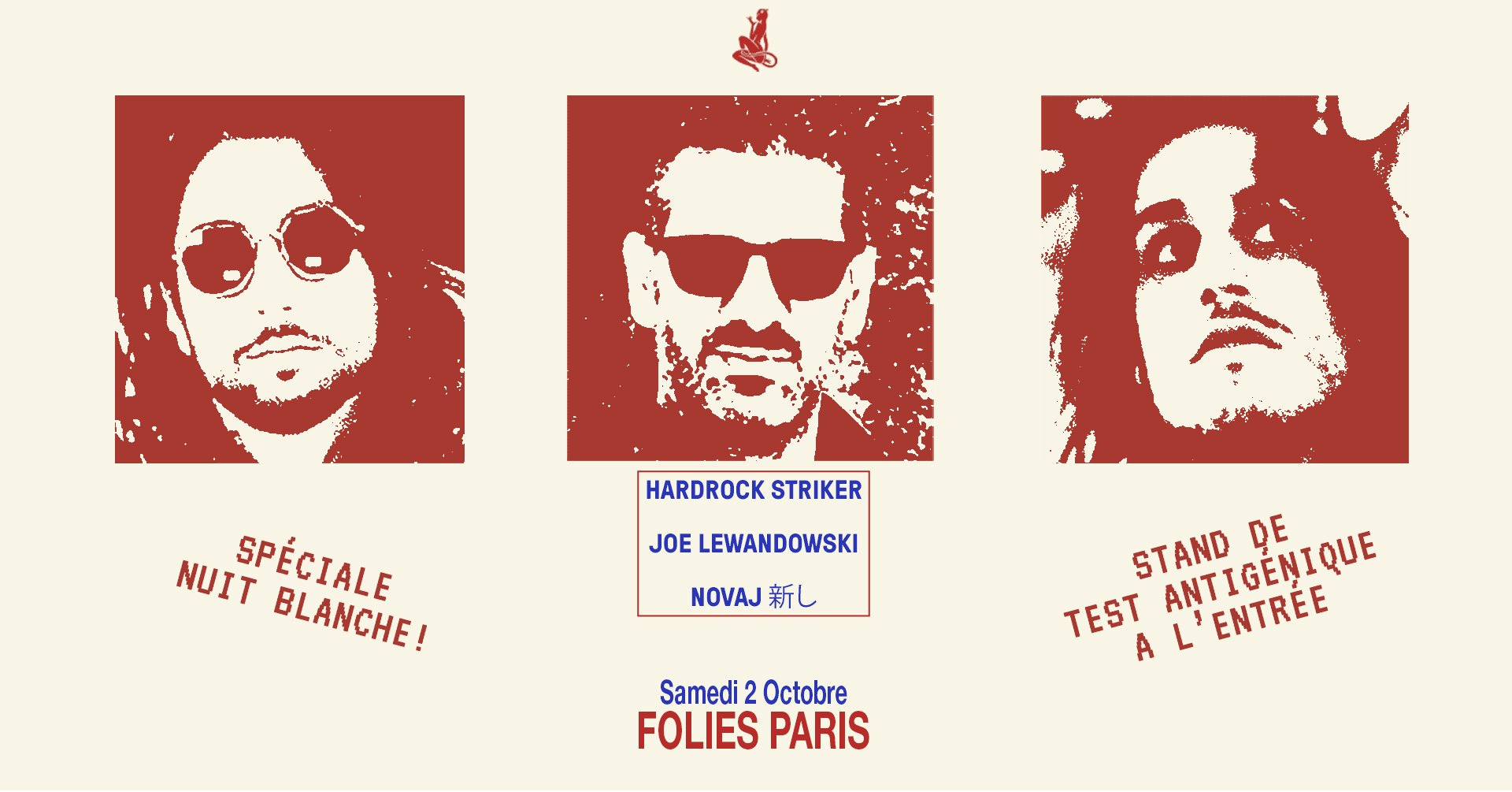 Nuit Blanche 2021 : Hardrock Striker, Novaj & Joe Lewandowski Cover
