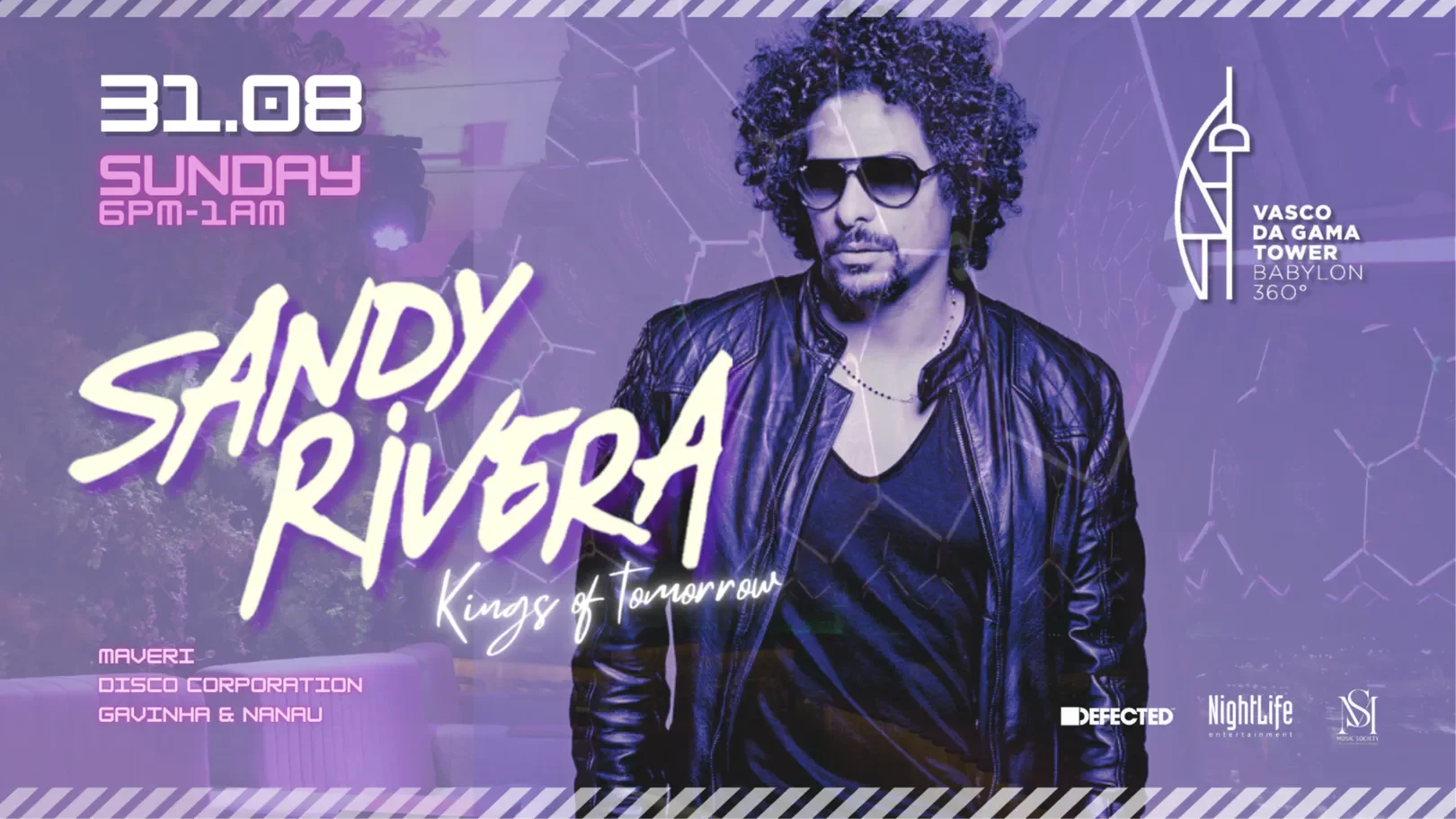 Last Tickets At Door! Sandy Rivera - Kings Of Tomorrow (Us) Cover