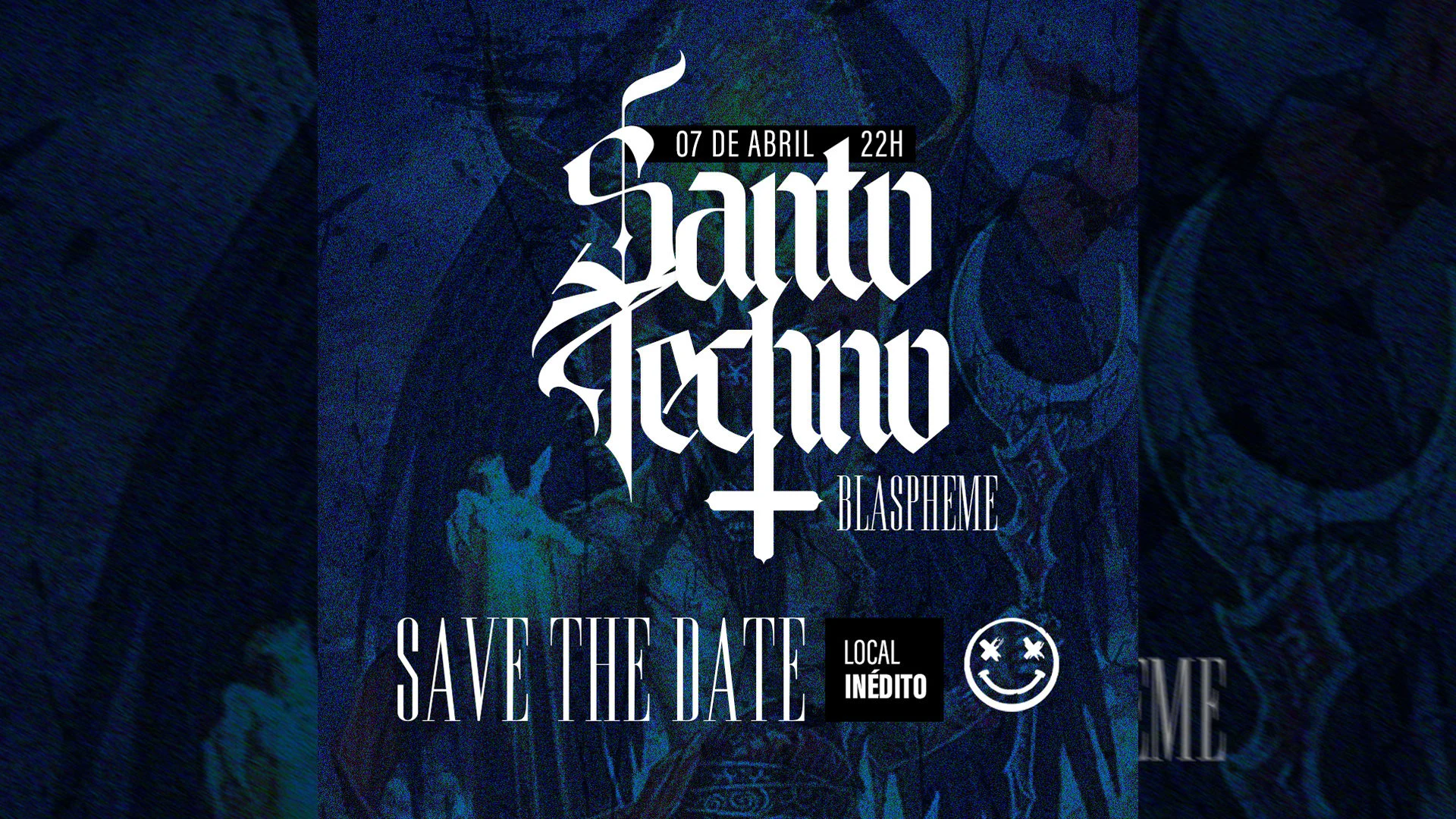 Santo Techno - Blaspheme Cover