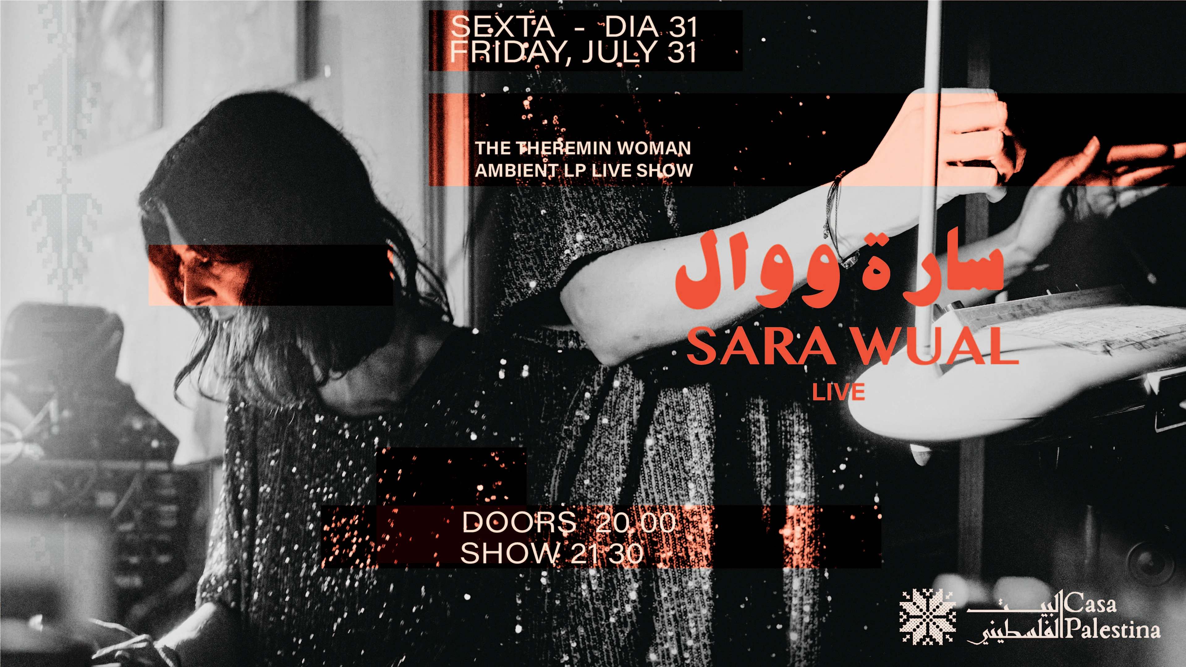 Sara Wual- The Theremin Woman Lp Live Show Cover