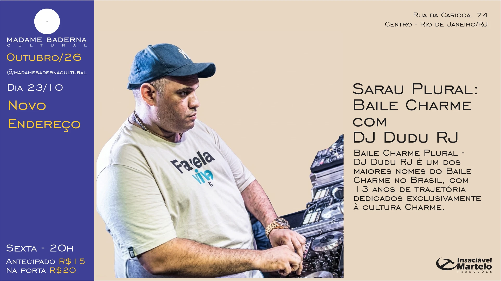 Sarau Plural: Baile Charme Cover