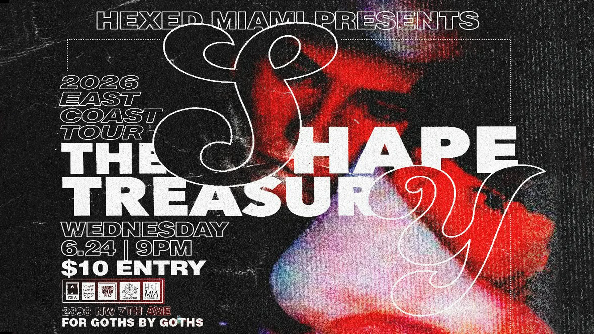 Hexed Miami Presents The Shape & The Treasury Cover