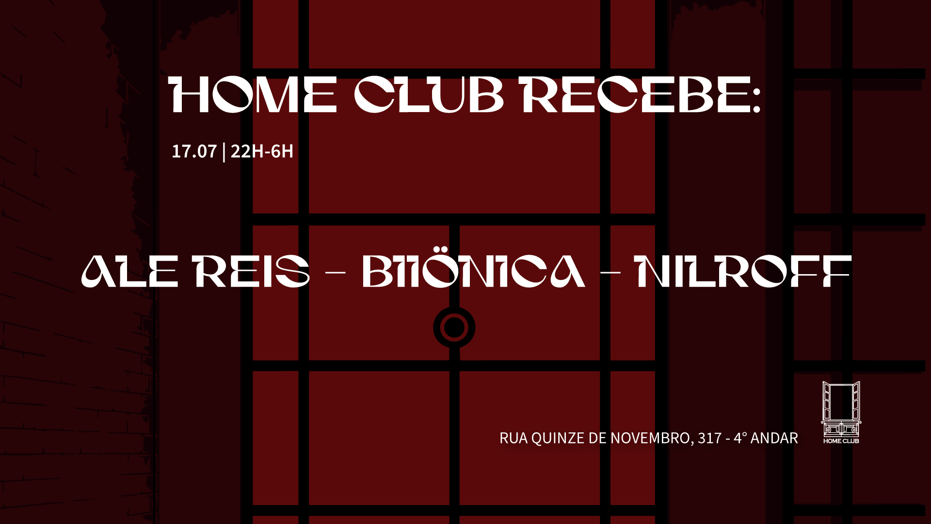 Home Club Recebe: Ale Reis, Biiönica E Nilroff Cover
