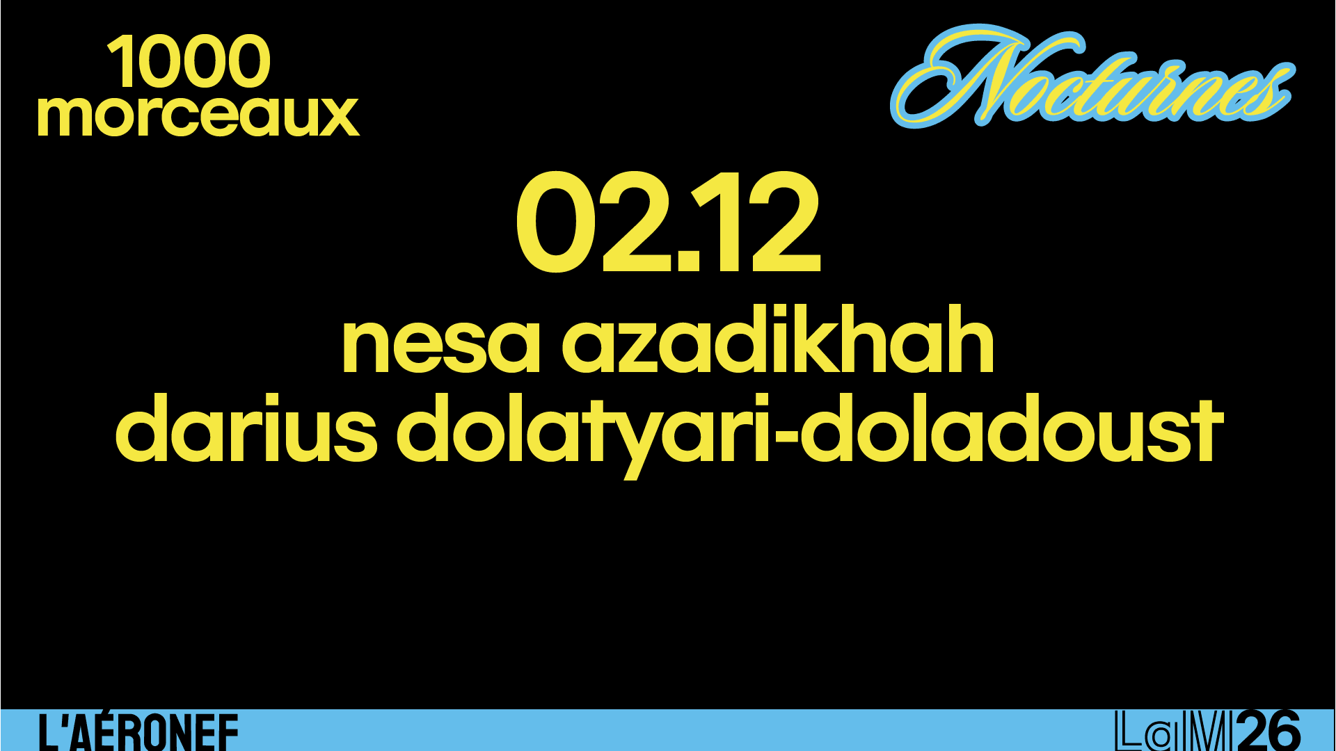 Nocturne : Nesa Azadikhah, Darius Dolatyari-Doladoust Cover