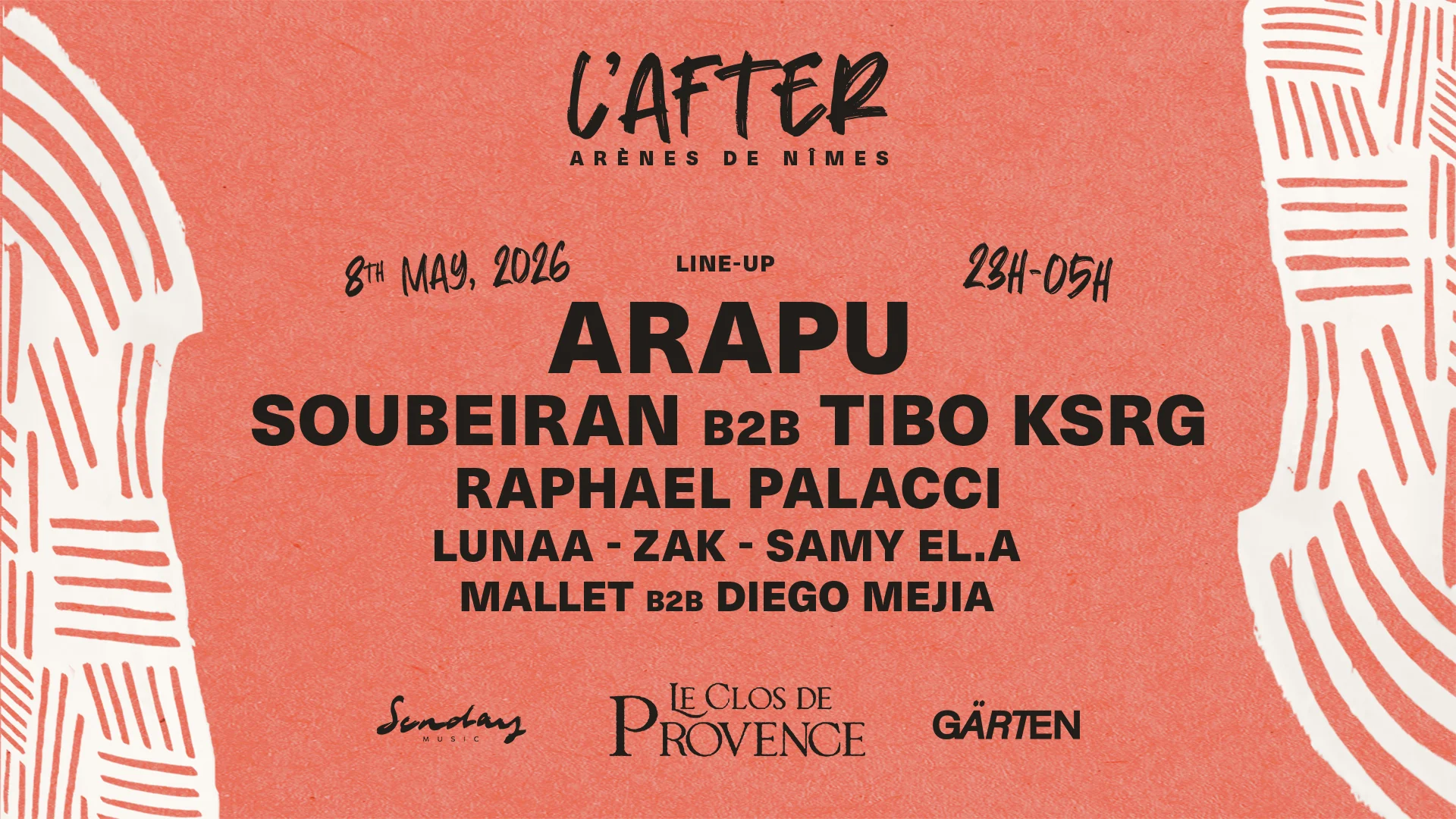 After Officiel - Sunday Music X Gärten - 08/05/2026 Cover