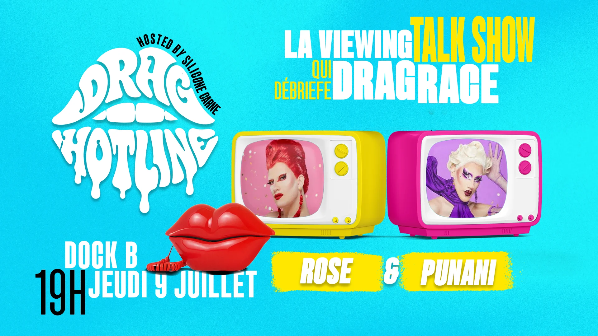 Drag Hotline - Viewing Party Drag Race France Ep 1 Cover