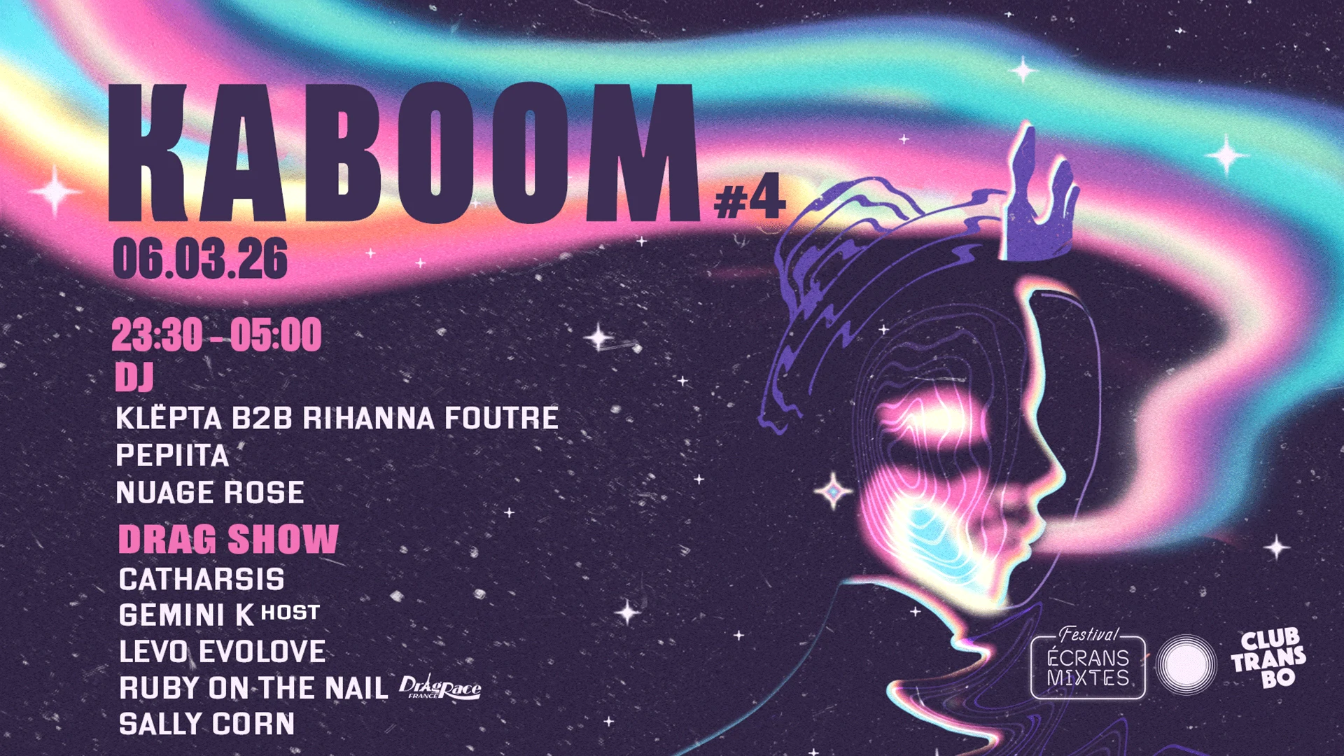 Kaboom : Soirée Officielle Du Festival Écrans Mixtes 2026 Cover