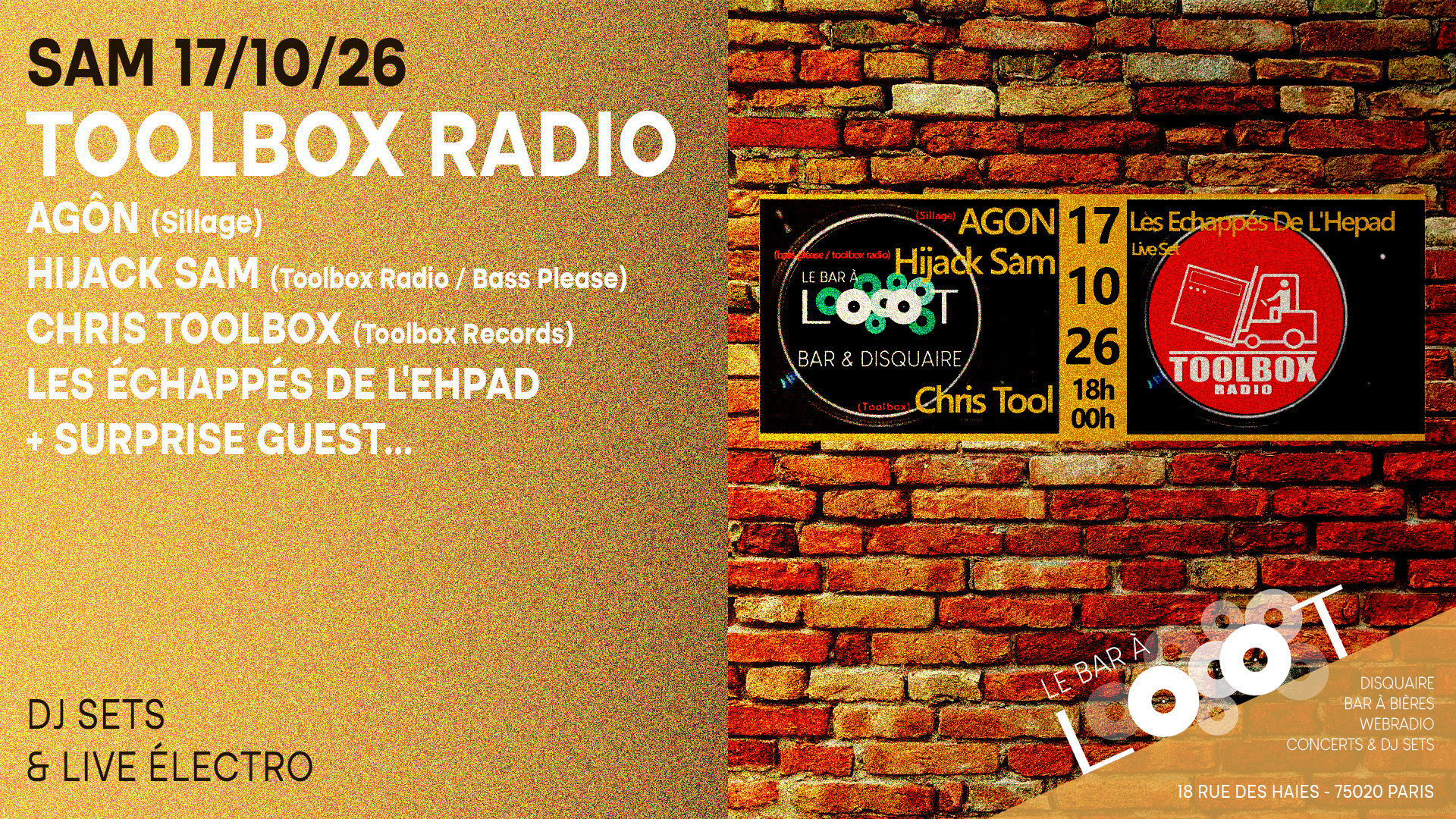 Toolbox Radio X Le Bar À Loot Cover