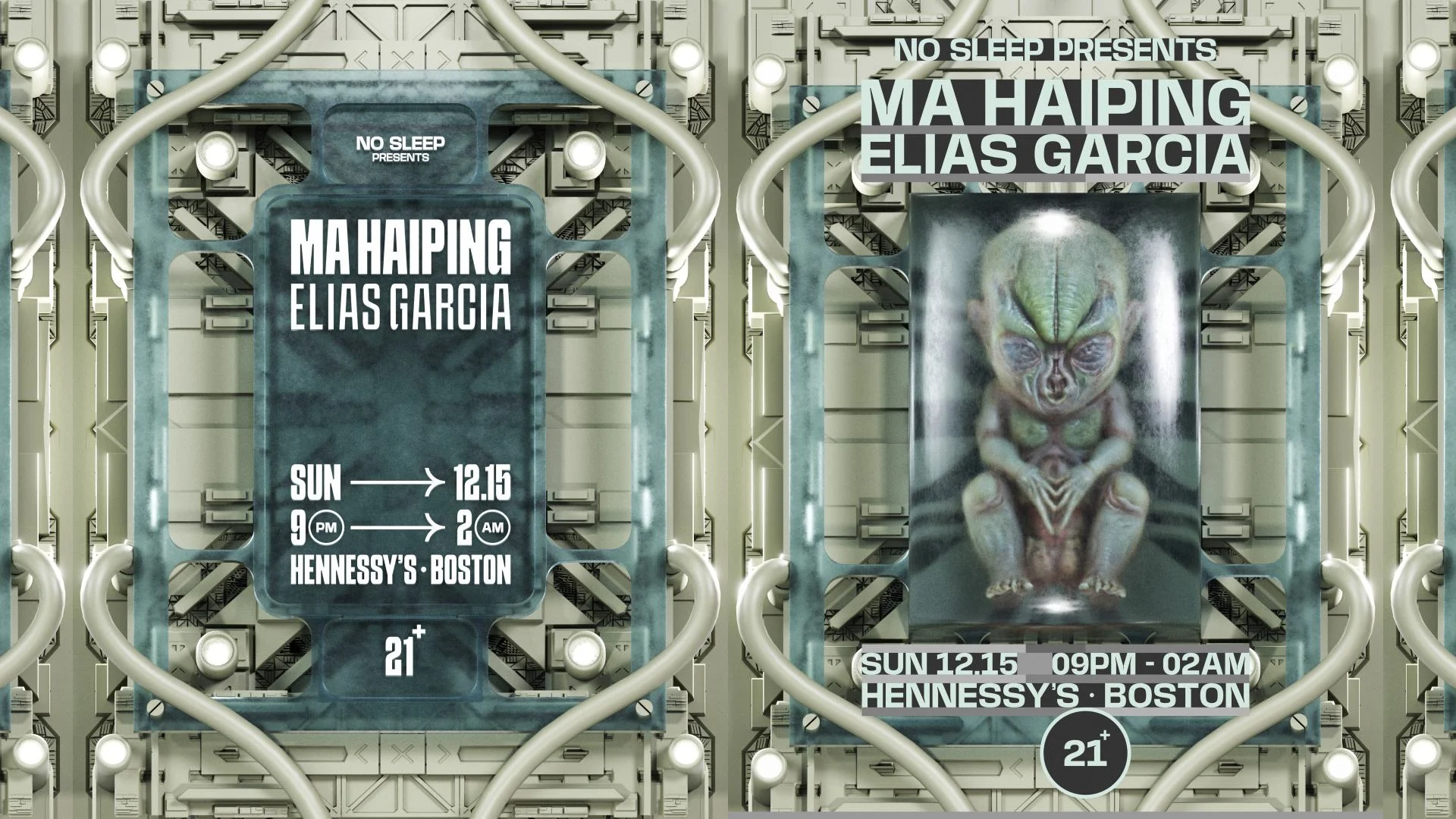 No Sleep Presents: Ma Haiping & Elias Garcia Cover