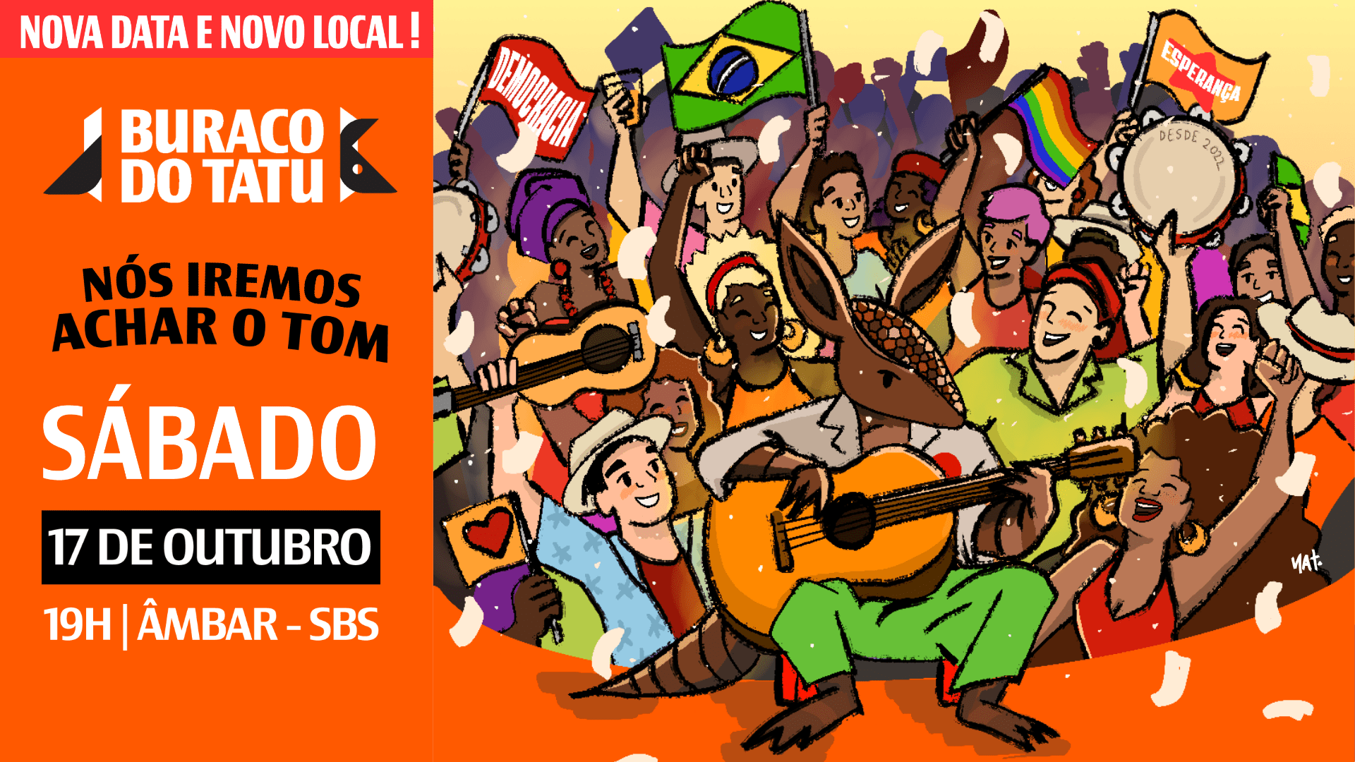 17/10 Buraco Da Democracia: Nós Iremos Achar O Tom Cover