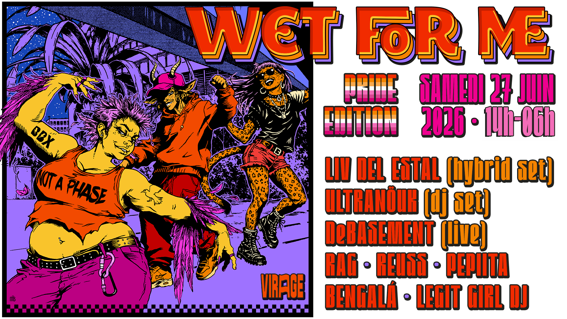 Wet For Me : Pride Edition 2026 Cover