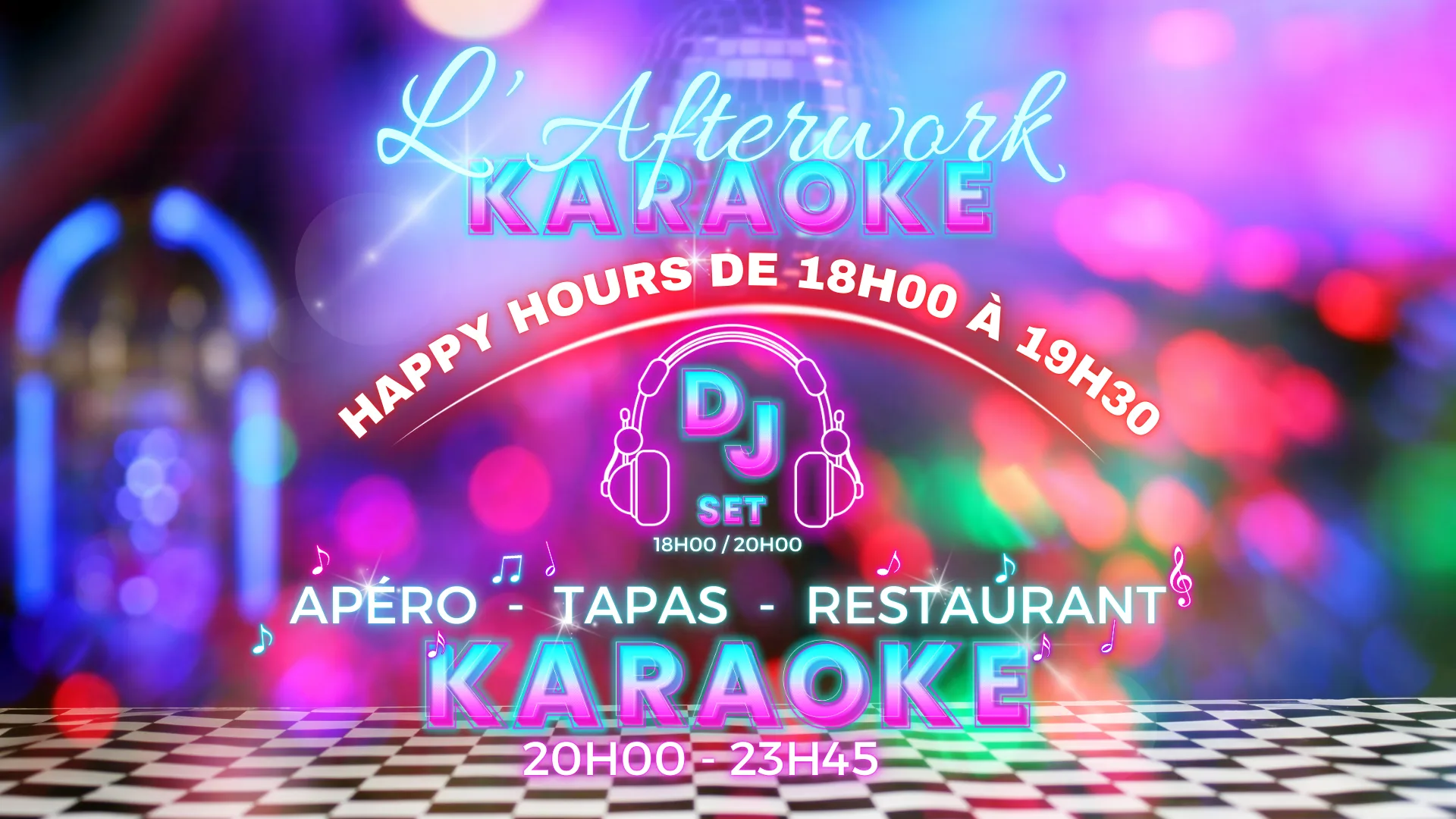 L'afterwork Karaoké Des Vendredis Cover